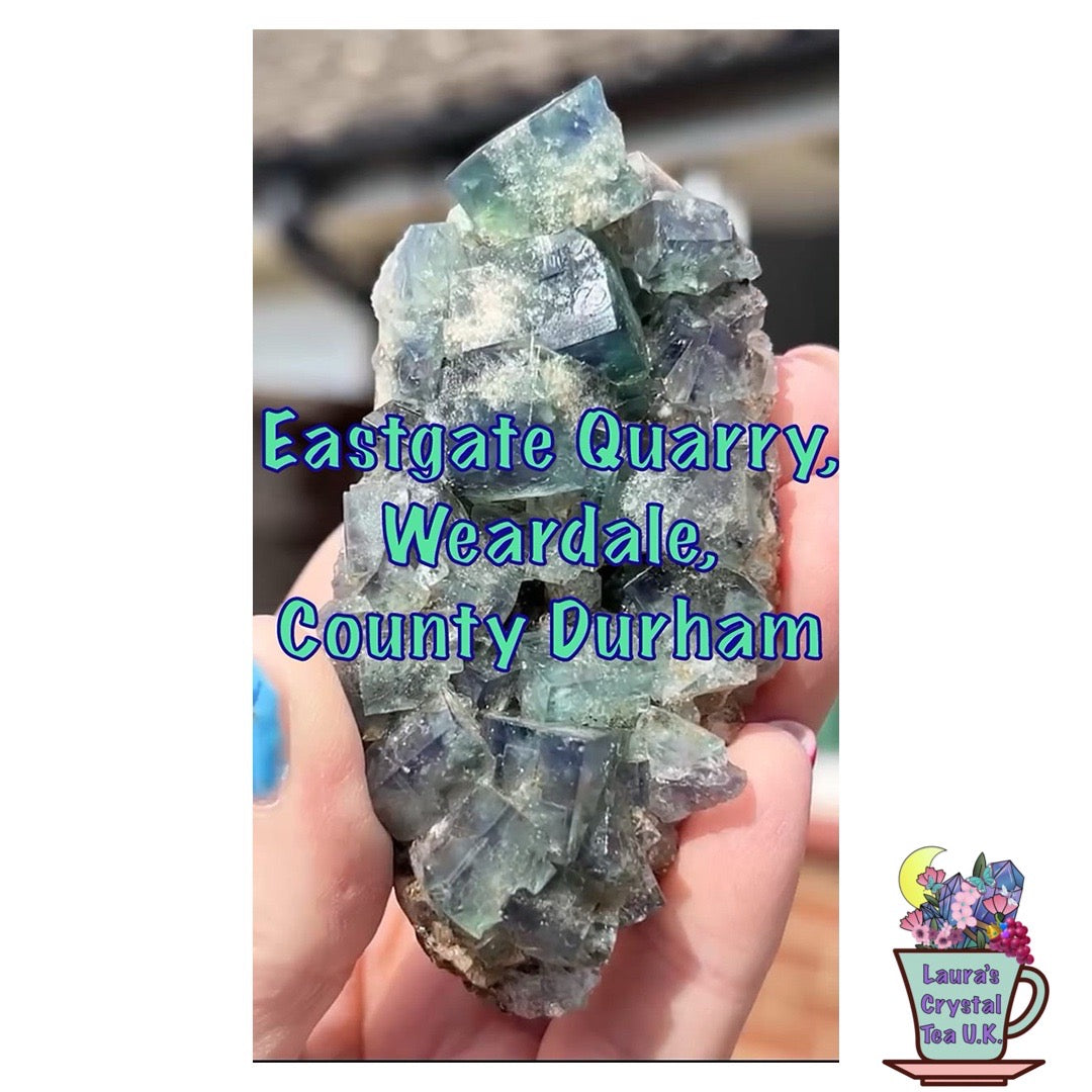 Green Colour Change Fluorite From Eastgate Quarry, Eastgate, Stanhope, U.K. 🇬🇧 Mined in 2010 - Exhausted Mine