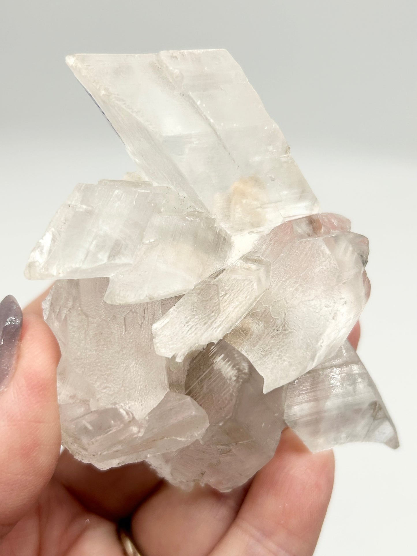 Nica Selenite With Water En Hydro 🫧 #6 From Nica Mine, Chihuahua, Mexico 🇲🇽