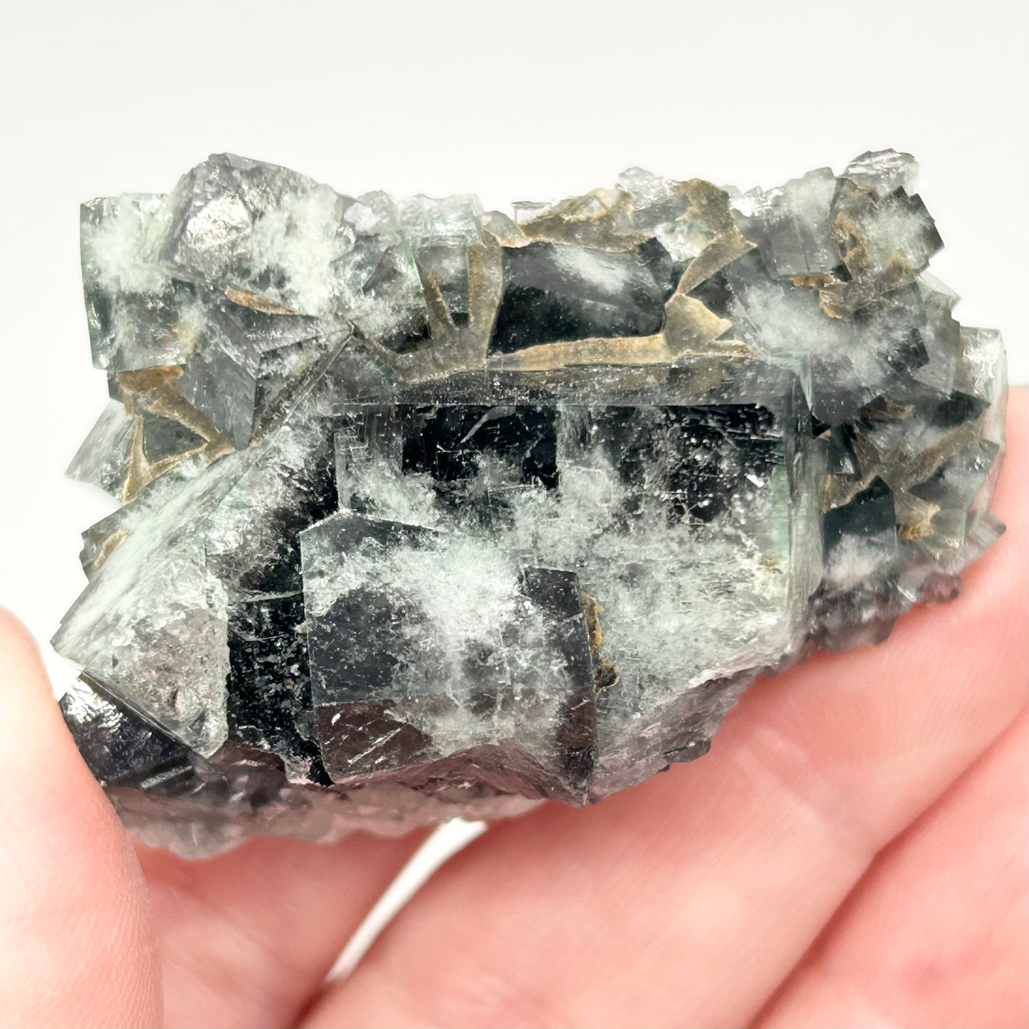 #8 Yum Yum Navy/ Black Fluorite From YumYum Pocket, Sutcliffe Vein, Diana Maria Mine, Weardale, County Durham, U.K.