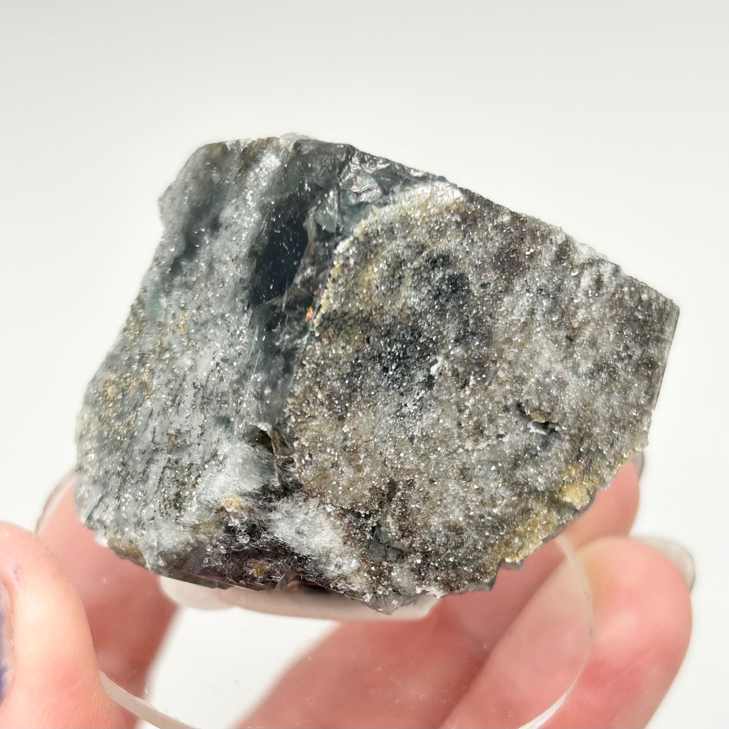 #2 Yum Yum Navy/ Black Fluorite From YumYum Pocket, Sutcliffe Vein, Diana Maria Mine, Weardale, County Durham, U.K.