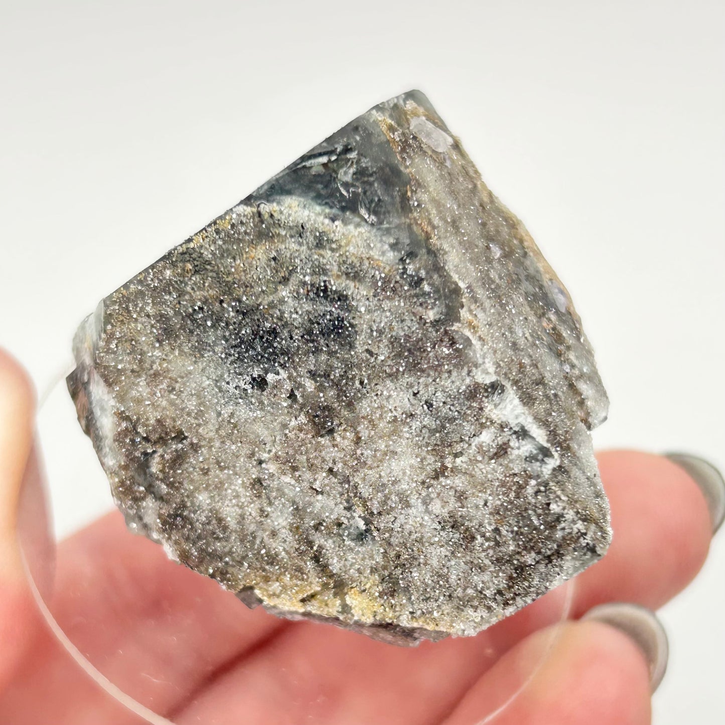 #2 Yum Yum Navy/ Black Fluorite From YumYum Pocket, Sutcliffe Vein, Diana Maria Mine, Weardale, County Durham, U.K.