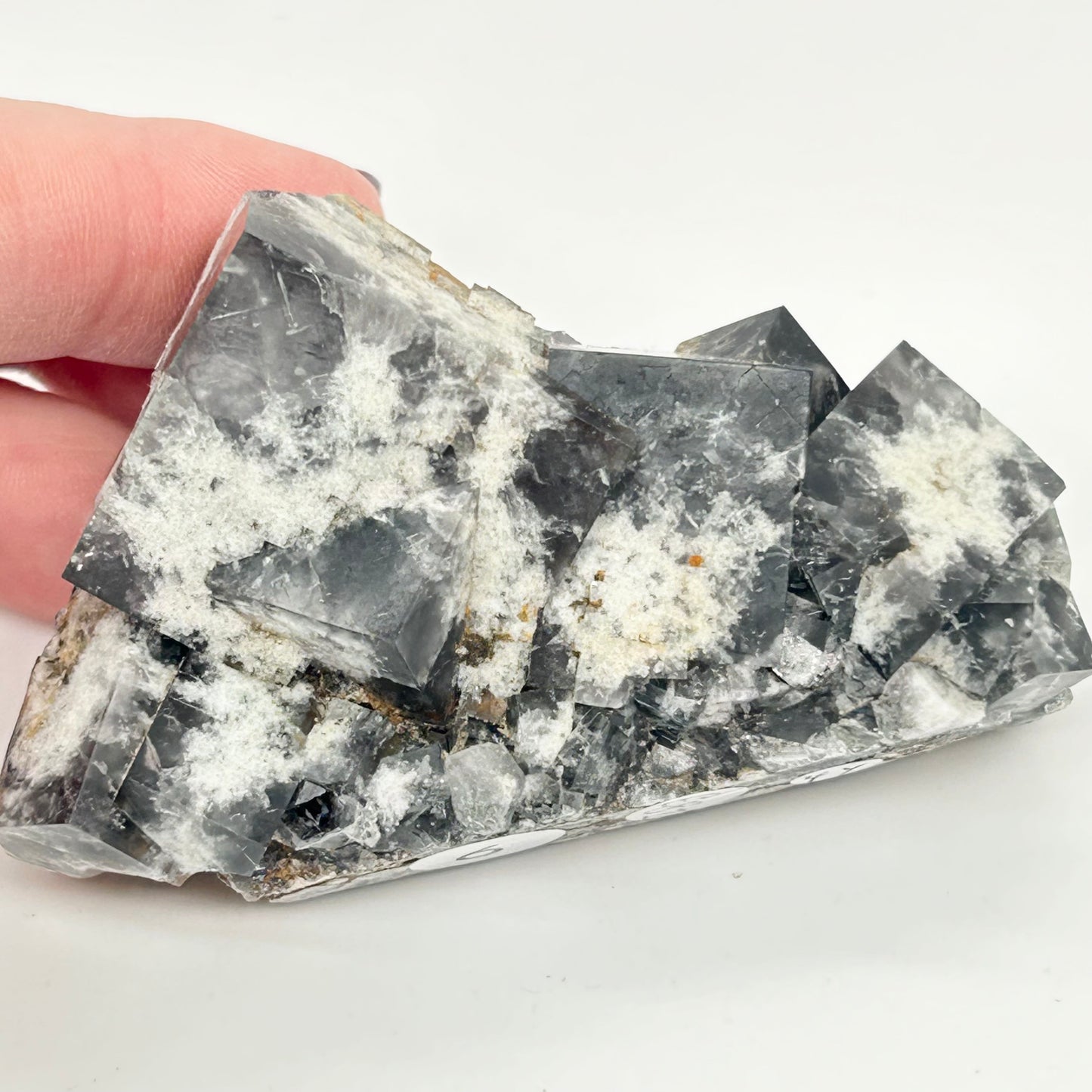 #6 Yum Yum Navy/ Black Fluorite From YumYum Pocket, Sutcliffe Vein, Diana Maria Mine, Weardale, County Durham, U.K