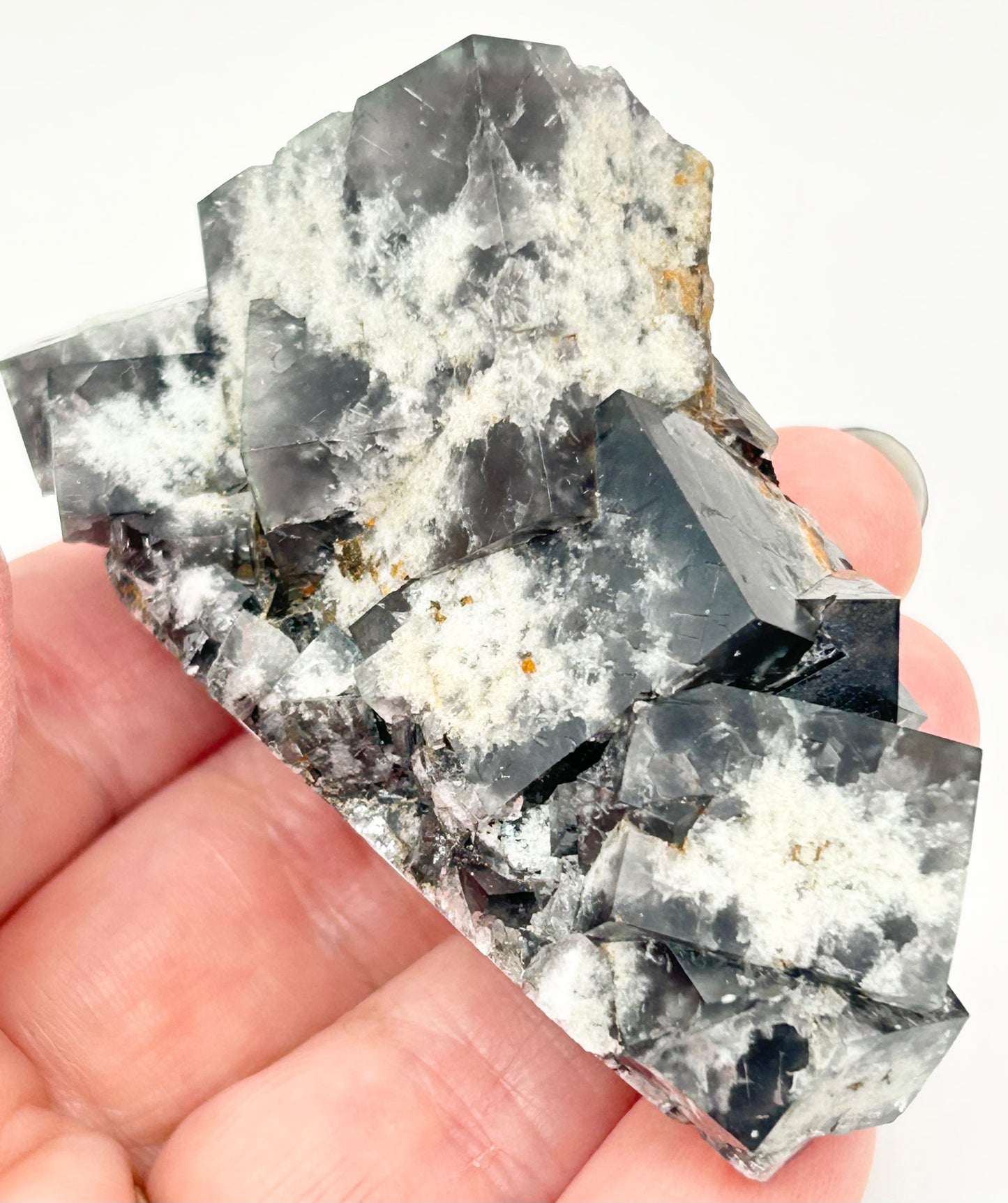 #6 Yum Yum Navy/ Black Fluorite From YumYum Pocket, Sutcliffe Vein, Diana Maria Mine, Weardale, County Durham, U.K