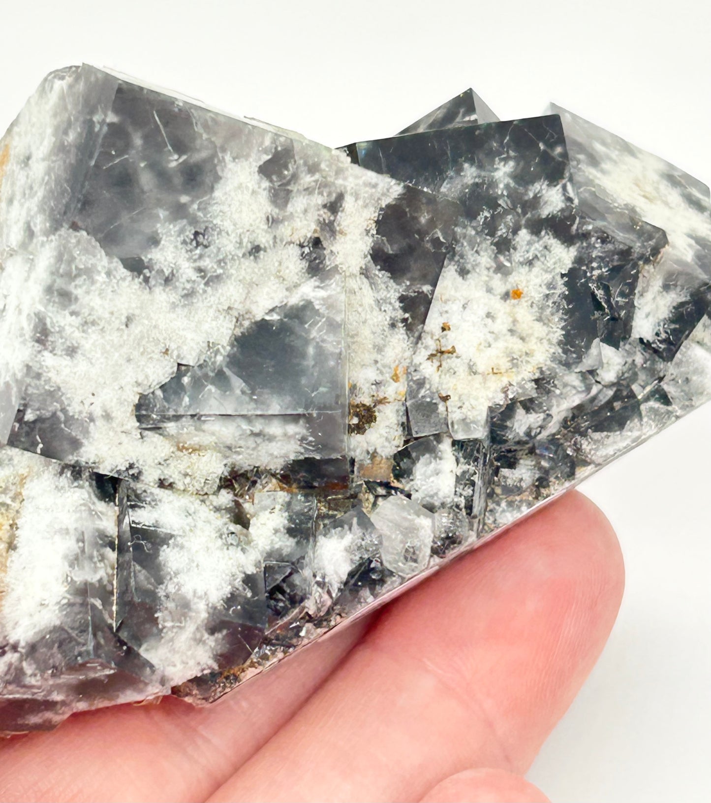 #6 Yum Yum Navy/ Black Fluorite From YumYum Pocket, Sutcliffe Vein, Diana Maria Mine, Weardale, County Durham, U.K