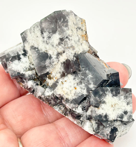 #6 Yum Yum Navy/ Black Fluorite From YumYum Pocket, Sutcliffe Vein, Diana Maria Mine, Weardale, County Durham, U.K