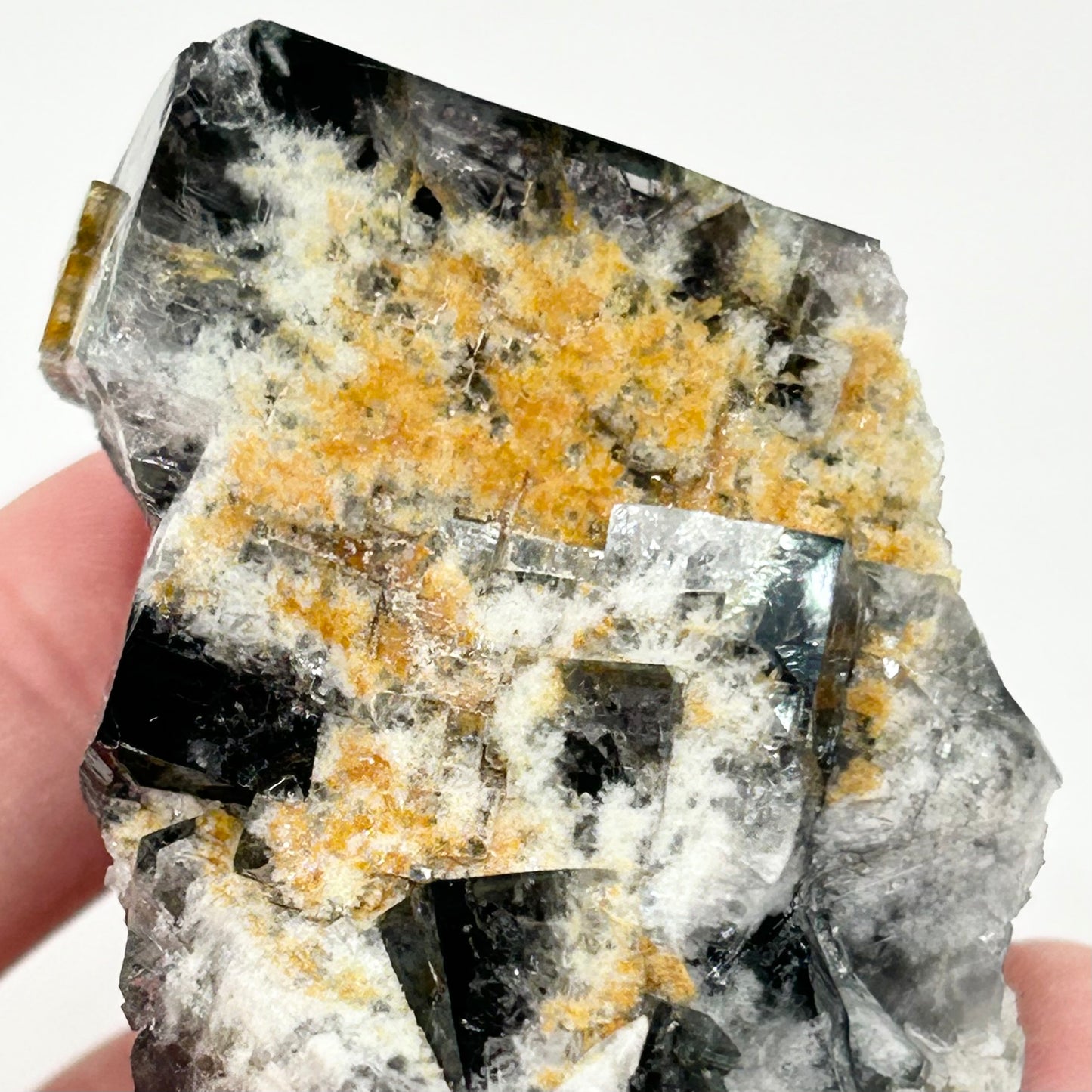 #10 Yum Yum Navy/ Black Fluorite From YumYum Pocket, Sutcliffe Vein, Diana Maria Mine, Weardale, County Durham, U.K