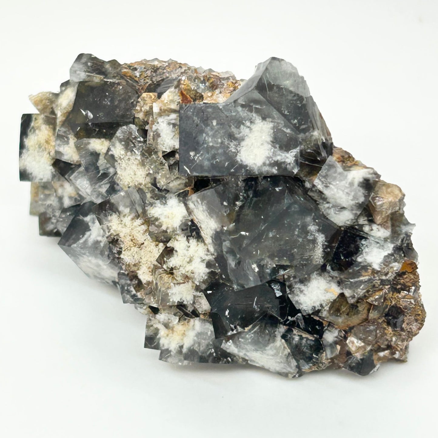 #18 Yum Yum Navy/ Black Fluorite From YumYum Pocket, Sutcliffe Vein, Diana Maria Mine, Weardale, County Durham, U.K