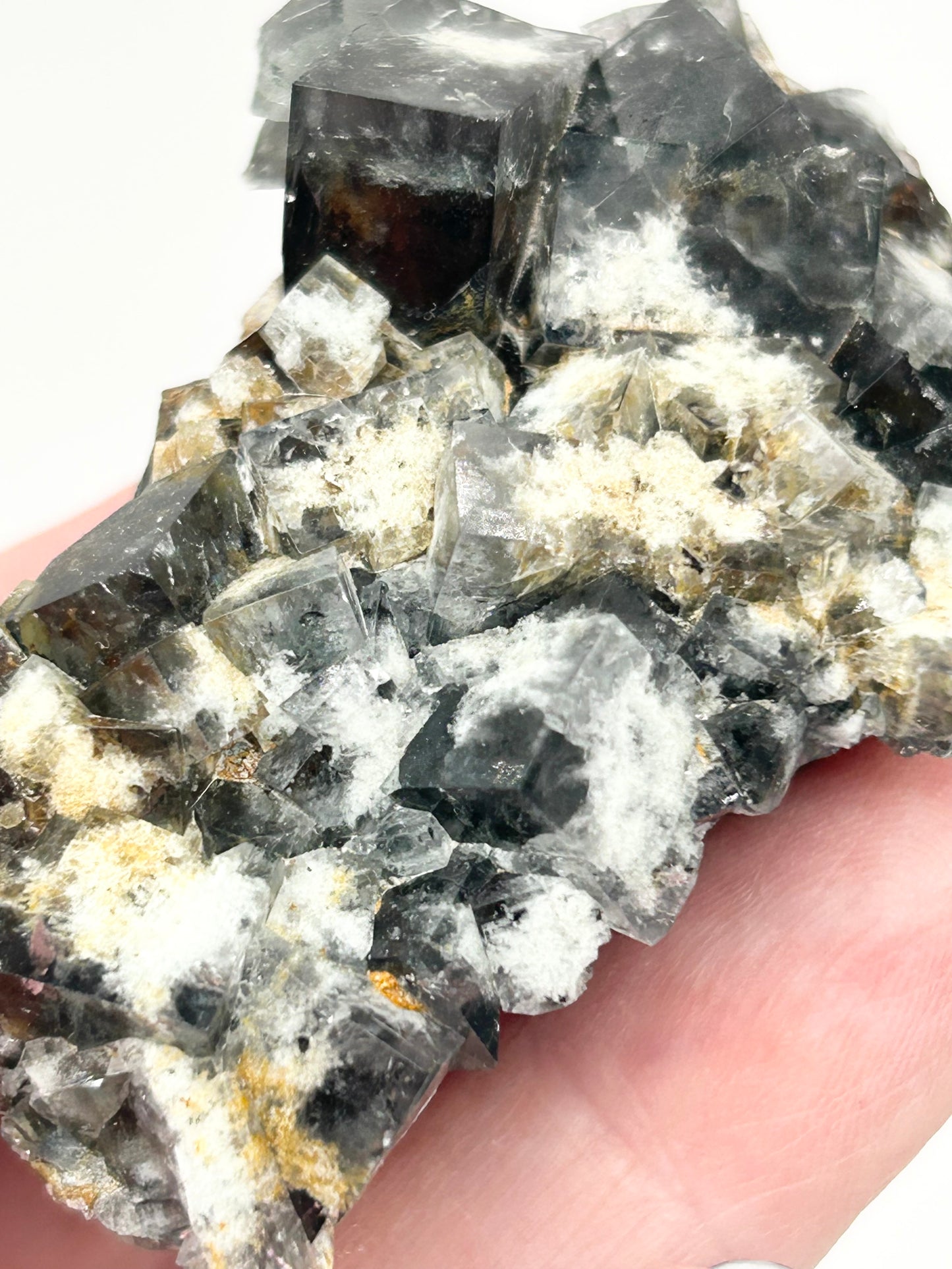 #18 Yum Yum Navy/ Black Fluorite From YumYum Pocket, Sutcliffe Vein, Diana Maria Mine, Weardale, County Durham, U.K