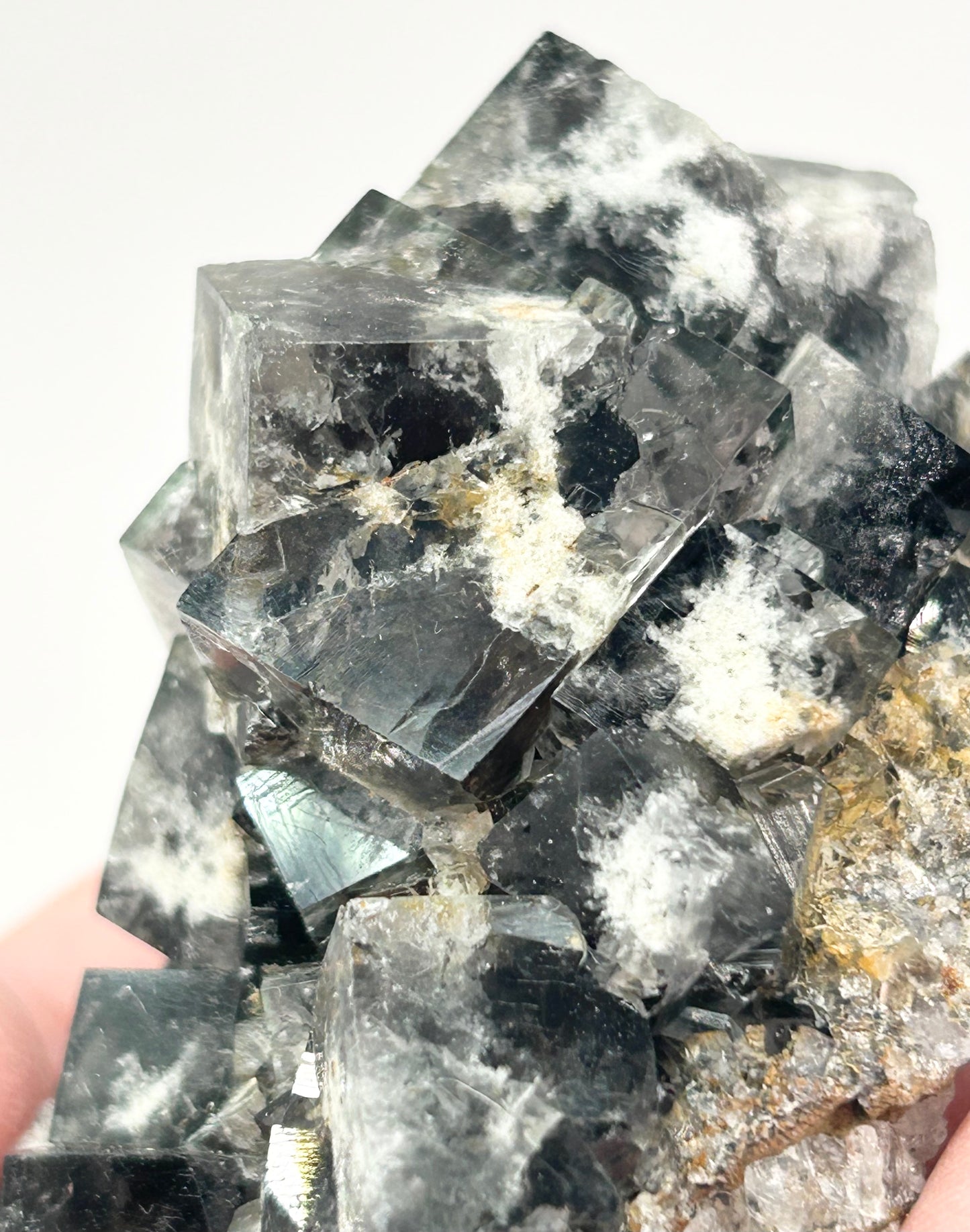 #14 Yum Yum Navy/ Black Fluorite From YumYum Pocket, Sutcliffe Vein, Diana Maria Mine, Weardale, County Durham, U.K.