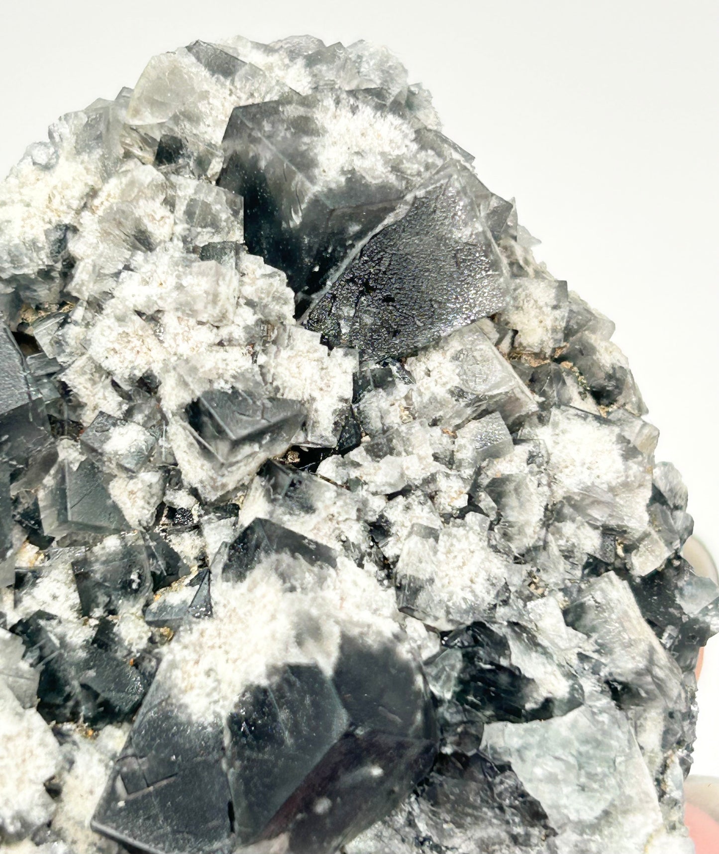 #15 Yum Yum Navy/ Black Fluorite From YumYum Pocket, Sutcliffe Vein, Diana Maria Mine, Weardale, County Durham, U.K.