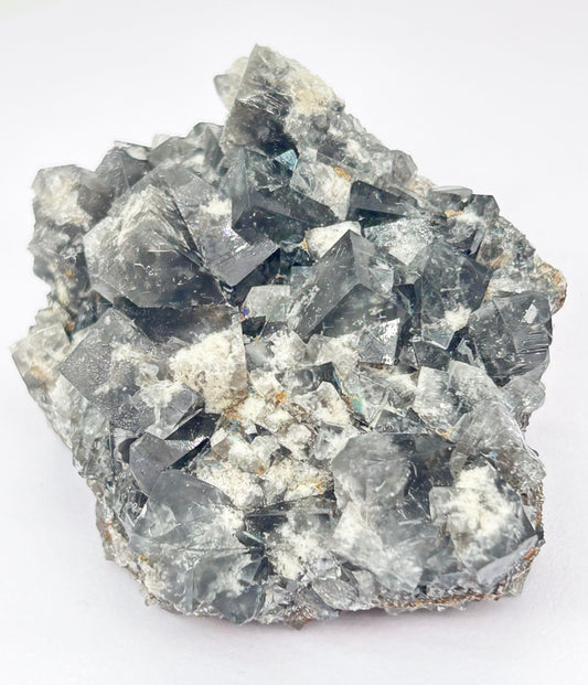 #16 Yum Yum Navy/ Black Fluorite From YumYum Pocket, Sutcliffe Vein, Diana Maria Mine, Weardale, County Durham, U.K.