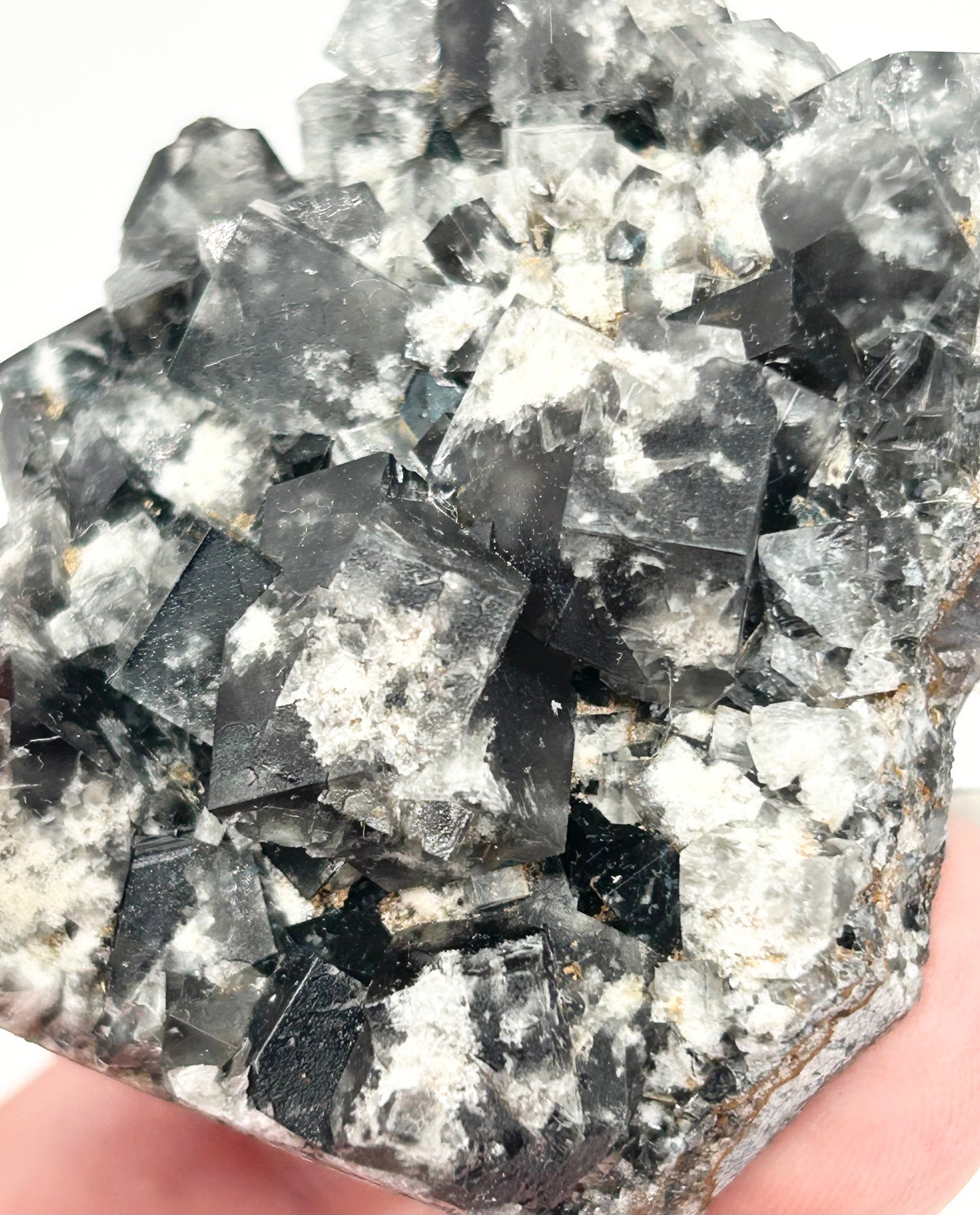 #16 Yum Yum Navy/ Black Fluorite From YumYum Pocket, Sutcliffe Vein, Diana Maria Mine, Weardale, County Durham, U.K.