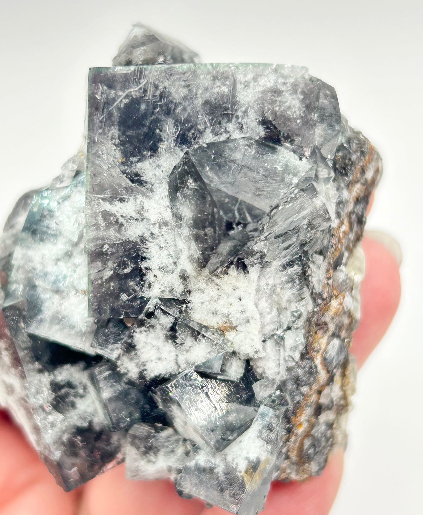 #11 Large Yum Yum Navy/ Black Fluorite From YumYum Pocket, Sutcliffe Vein, Diana Maria Mine, Weardale, County Durham, U.K.