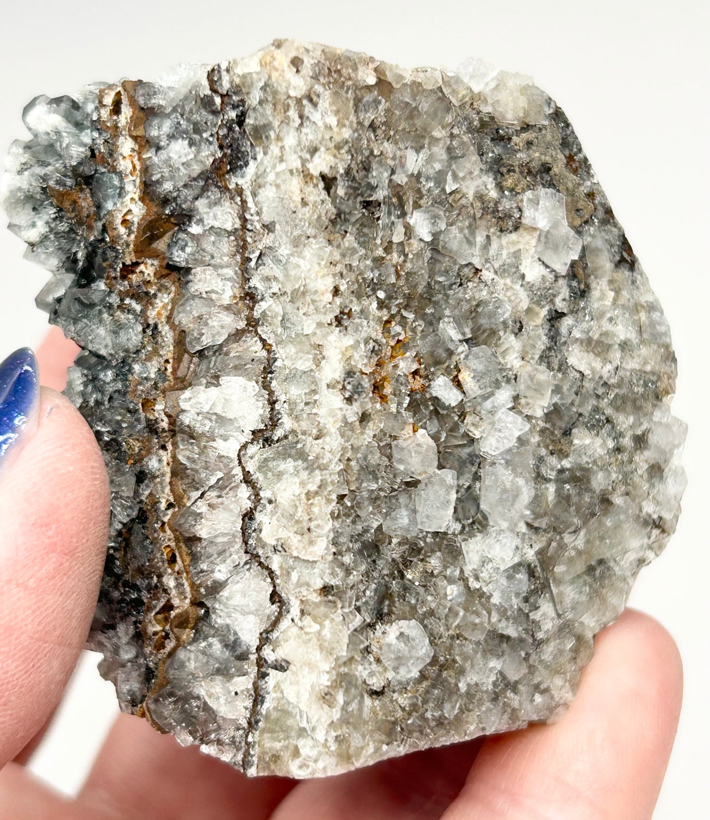 #17 Yum Yum Navy/ Black Fluorite From YumYum Pocket, Sutcliffe Vein, Diana Maria Mine, Weardale, County Durham, U.K.