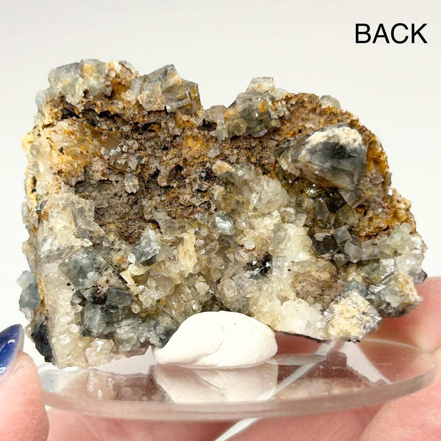 #21 Yum Yum Navy/ Black Fluorite From YumYum Pocket, Sutcliffe Vein, Diana Maria Mine, Weardale, County Durham, U.K.