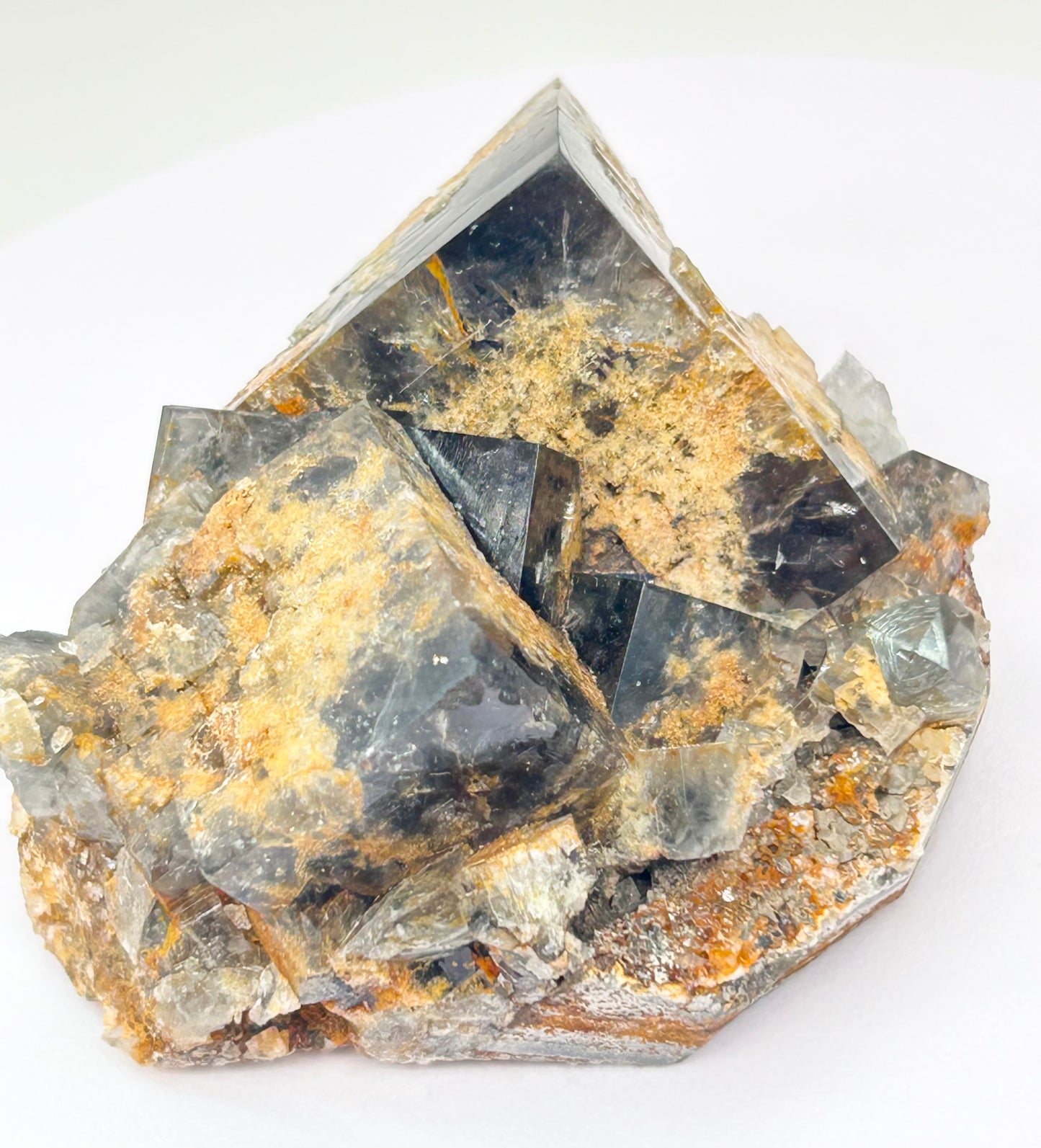 #23 Yum Yum Navy/ Black Fluorite From YumYum Pocket, Sutcliffe Vein, Diana Maria Mine, Weardale, County Durham, U.K.