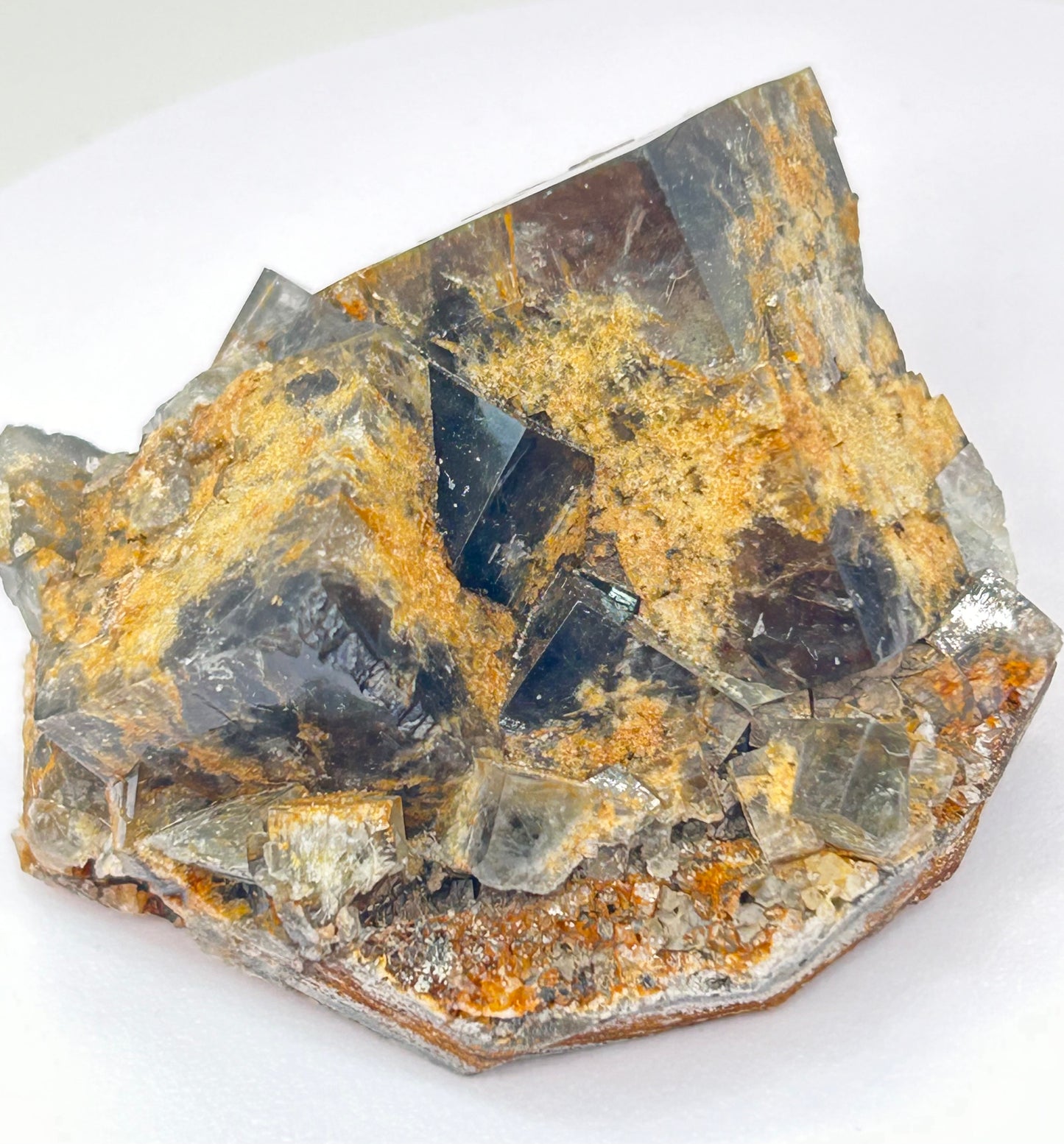 #23 Yum Yum Navy/ Black Fluorite From YumYum Pocket, Sutcliffe Vein, Diana Maria Mine, Weardale, County Durham, U.K.