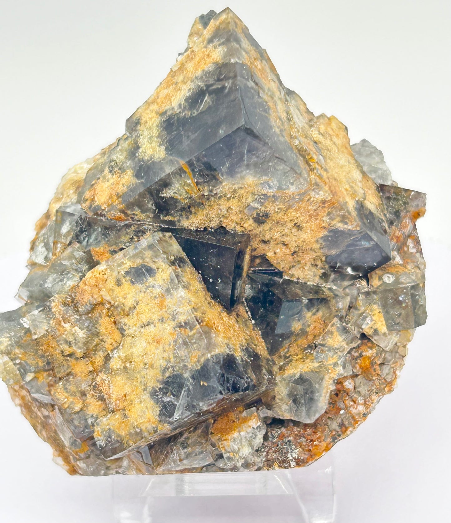 #23 Yum Yum Navy/ Black Fluorite From YumYum Pocket, Sutcliffe Vein, Diana Maria Mine, Weardale, County Durham, U.K.