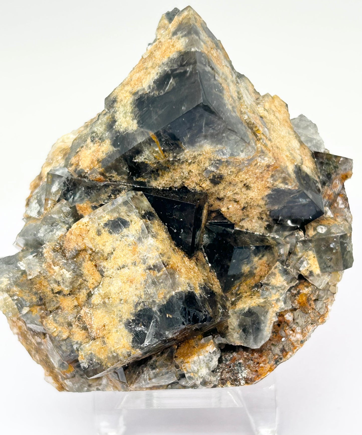 #23 Yum Yum Navy/ Black Fluorite From YumYum Pocket, Sutcliffe Vein, Diana Maria Mine, Weardale, County Durham, U.K.