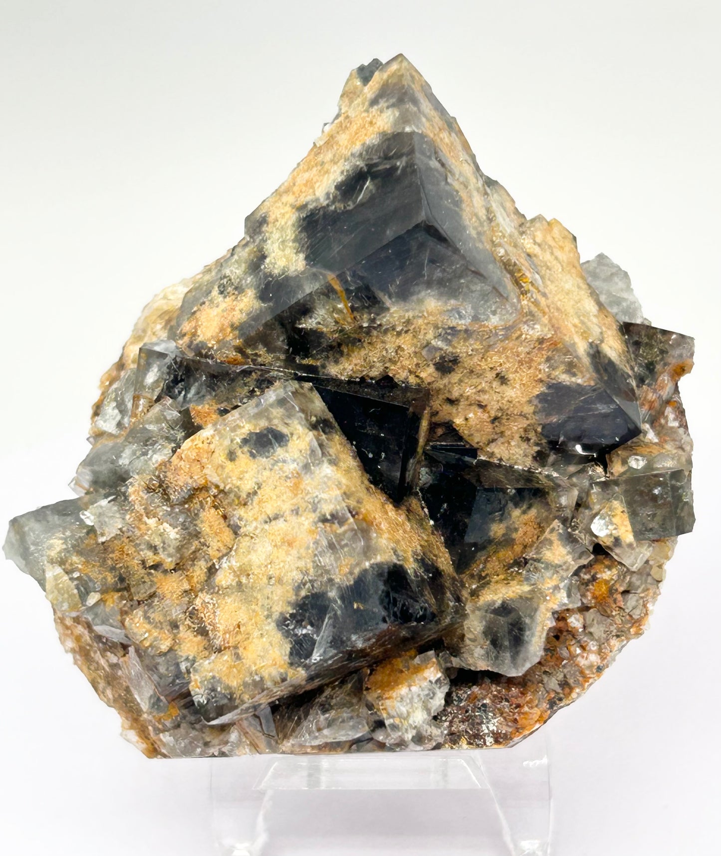 #23 Yum Yum Navy/ Black Fluorite From YumYum Pocket, Sutcliffe Vein, Diana Maria Mine, Weardale, County Durham, U.K.