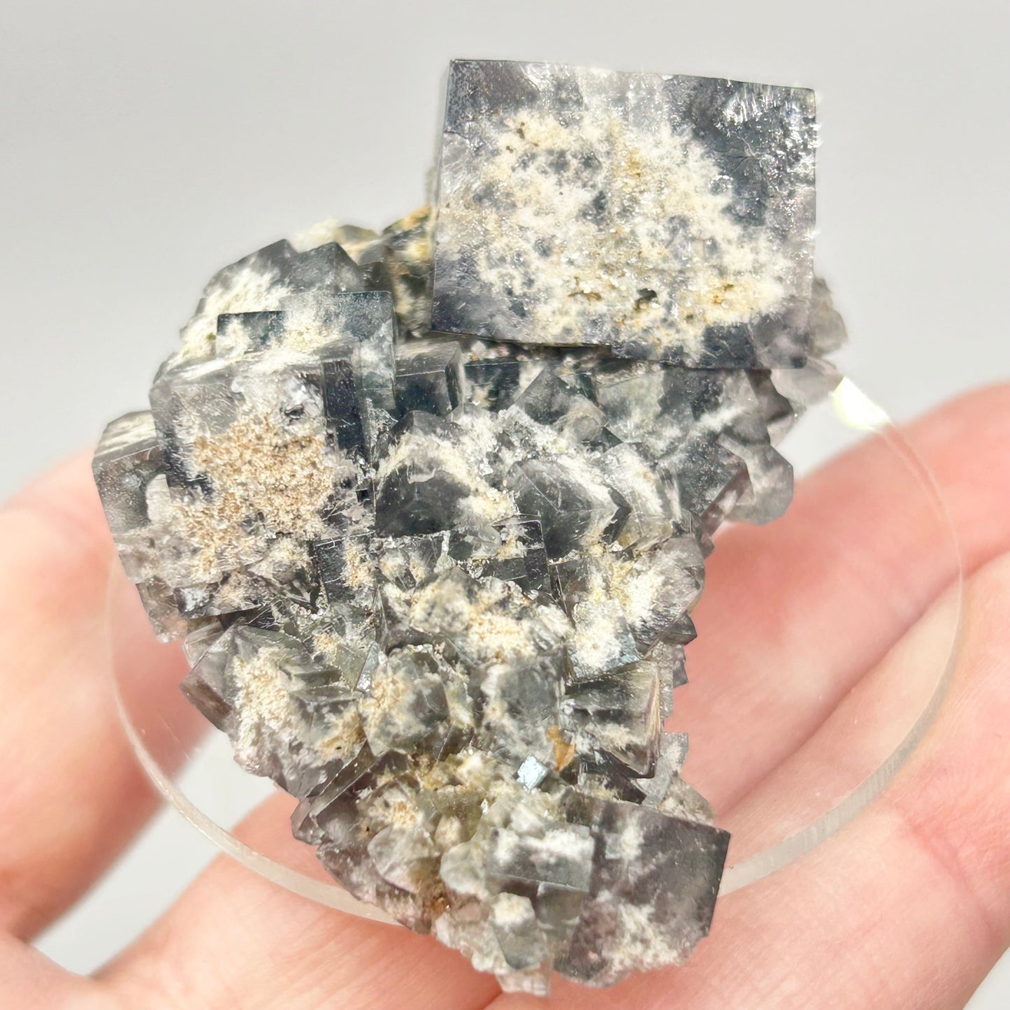 #13 Yum Yum Navy/ Black Fluorite From YumYum Pocket, Sutcliffe Vein, Diana Maria Mine, Weardale, County Durham, U.K.