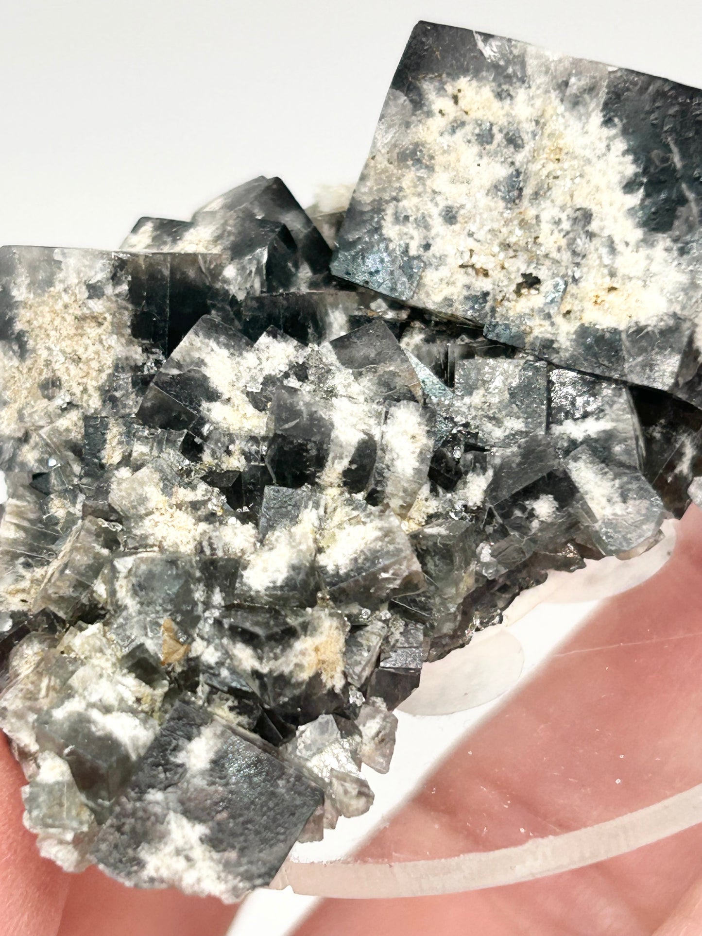 #13 Yum Yum Navy/ Black Fluorite From YumYum Pocket, Sutcliffe Vein, Diana Maria Mine, Weardale, County Durham, U.K.