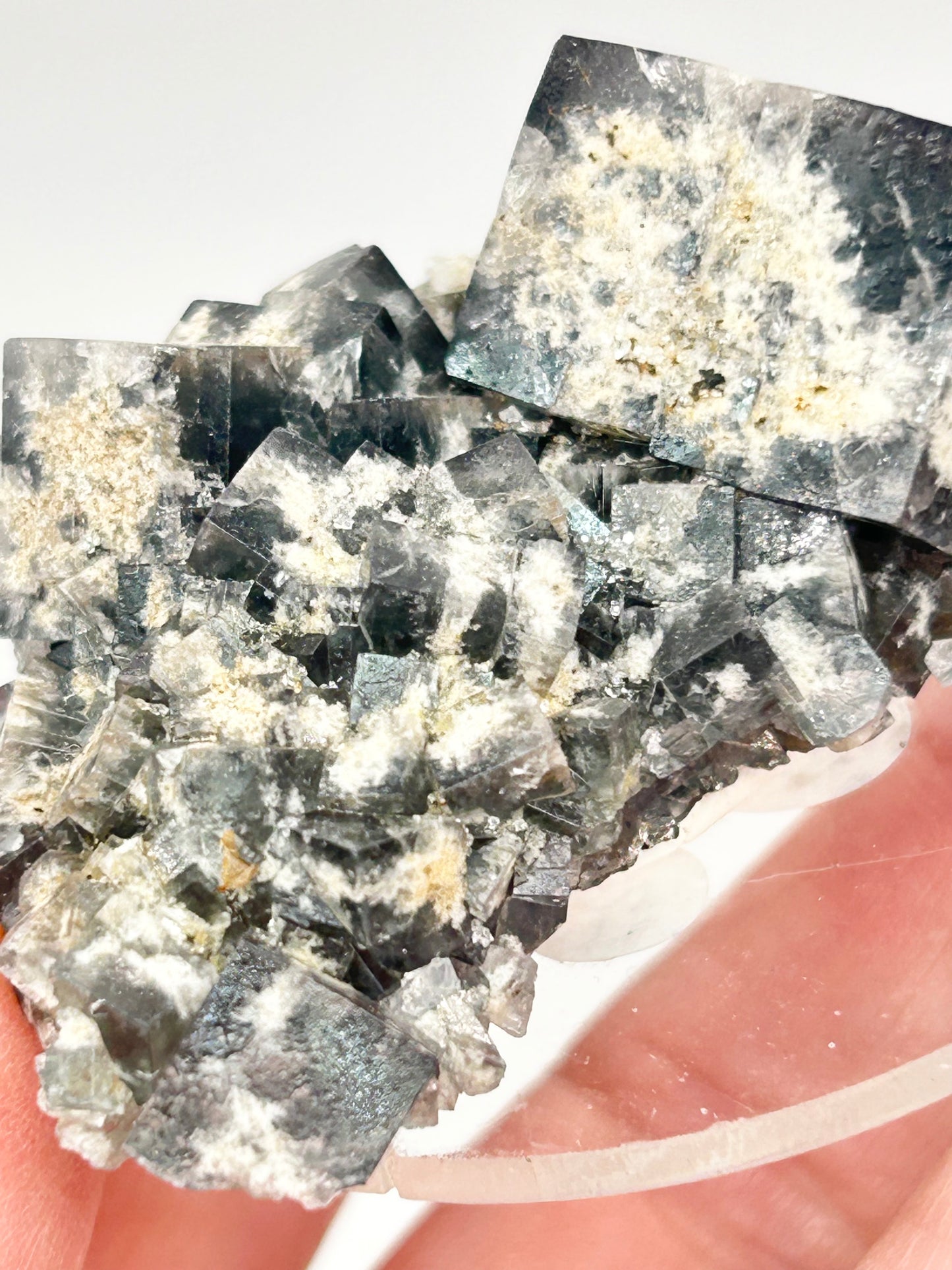 #13 Yum Yum Navy/ Black Fluorite From YumYum Pocket, Sutcliffe Vein, Diana Maria Mine, Weardale, County Durham, U.K.