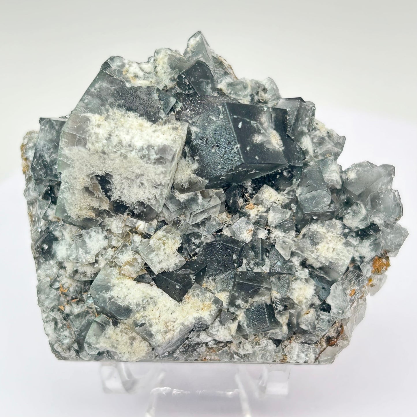 #24 Yum Yum Navy/ Black Fluorite From YumYum Pocket, Sutcliffe Vein, Diana Maria Mine, Weardale, County Durham, U.K.