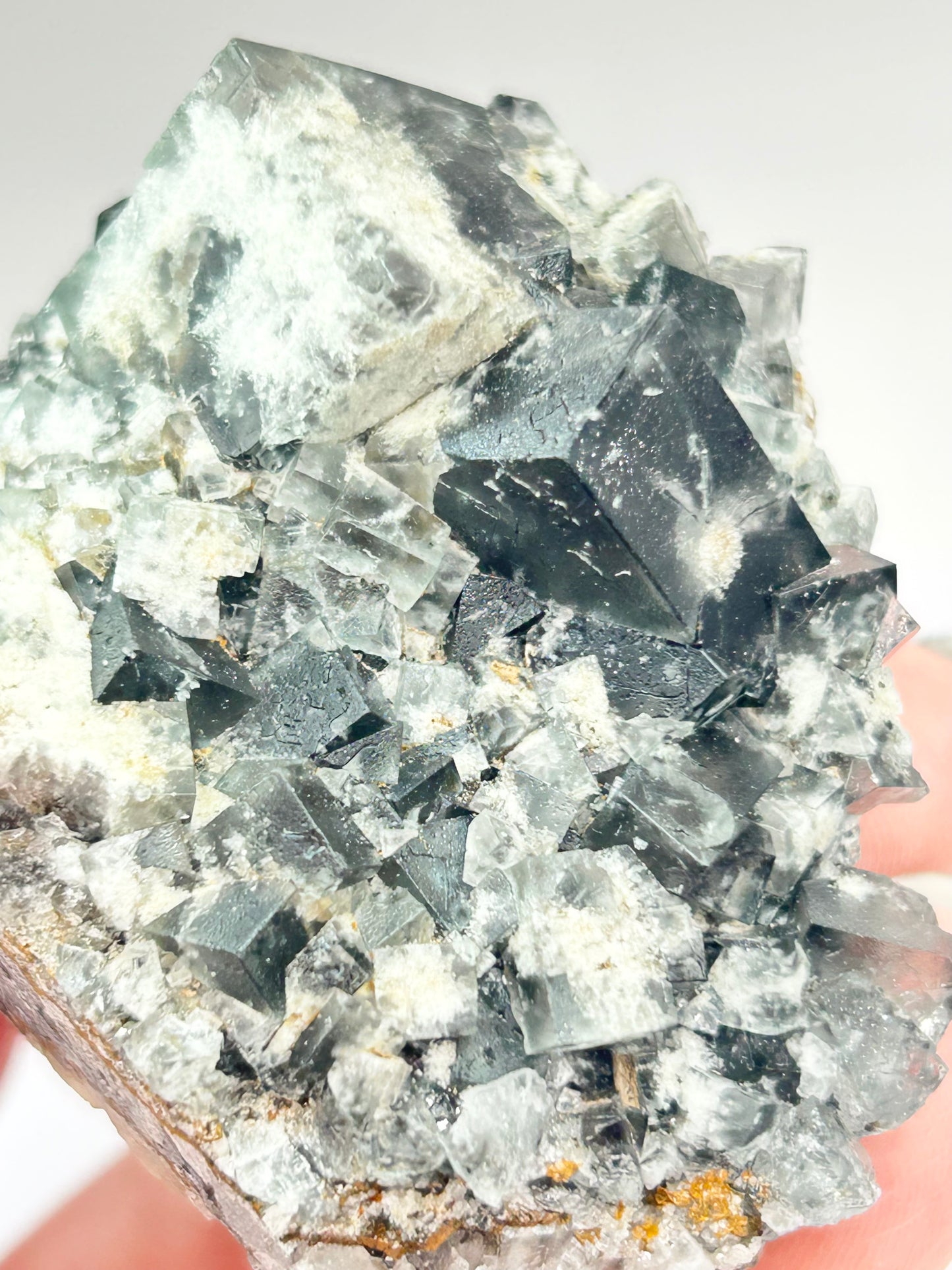 #24 Yum Yum Navy/ Black Fluorite From YumYum Pocket, Sutcliffe Vein, Diana Maria Mine, Weardale, County Durham, U.K.