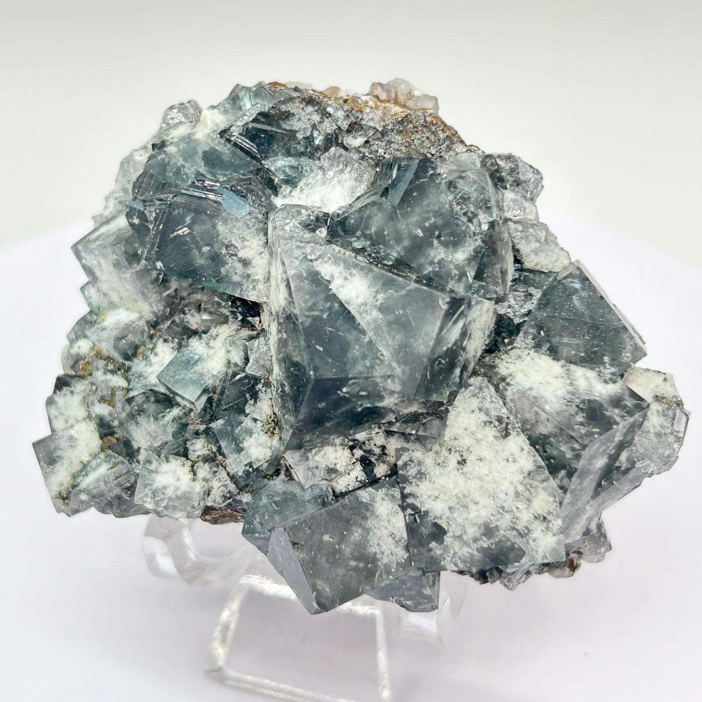 #32 Yum Yum Navy/ Black Fluorite From YumYum Pocket, Sutcliffe Vein, Diana Maria Mine, Weardale, County Durham, U.K.