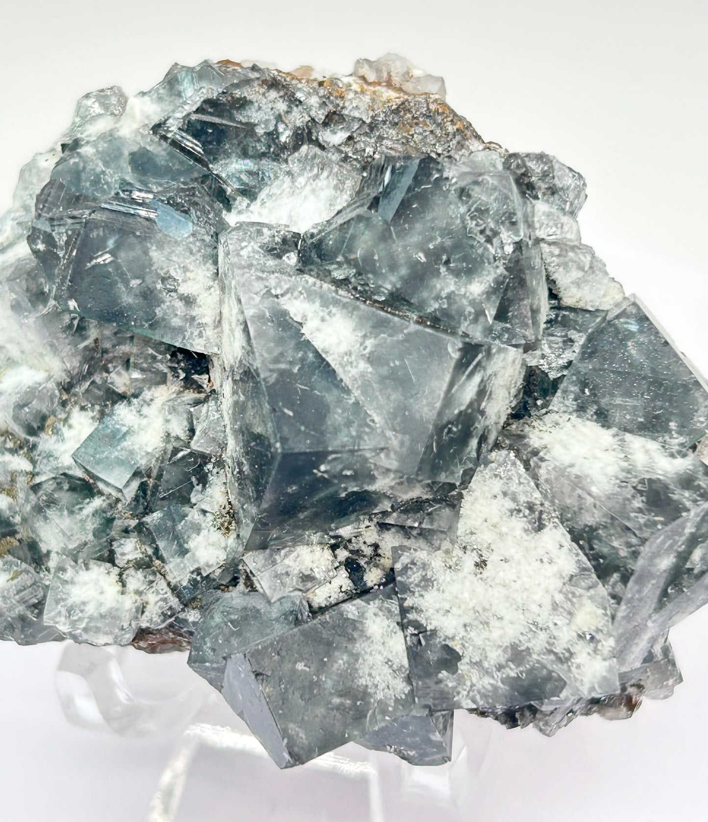 #32 Yum Yum Navy/ Black Fluorite From YumYum Pocket, Sutcliffe Vein, Diana Maria Mine, Weardale, County Durham, U.K.