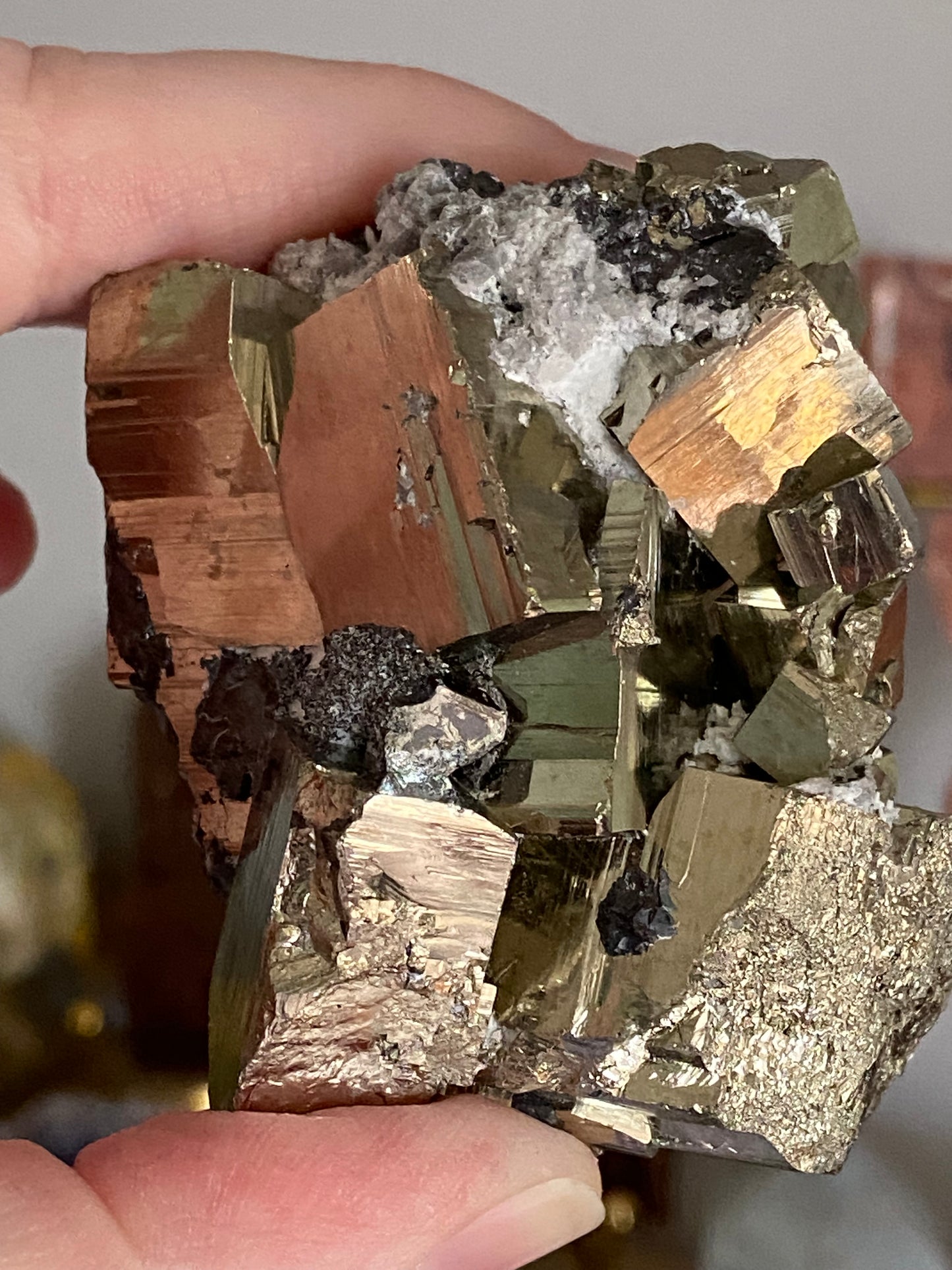 #1 Peruvian 🇵🇪 Pyrite & Sphalerite Medium Specimen From Peru 🇵🇪