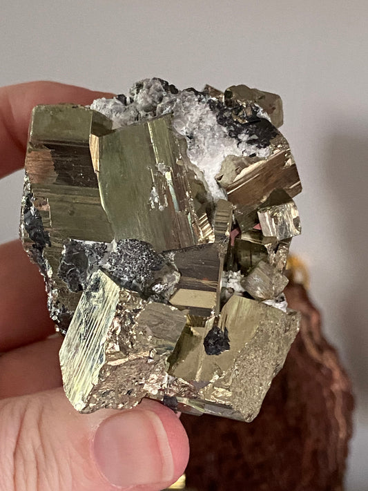 #1 Peruvian 🇵🇪 Pyrite & Sphalerite Medium Specimen From Peru 🇵🇪