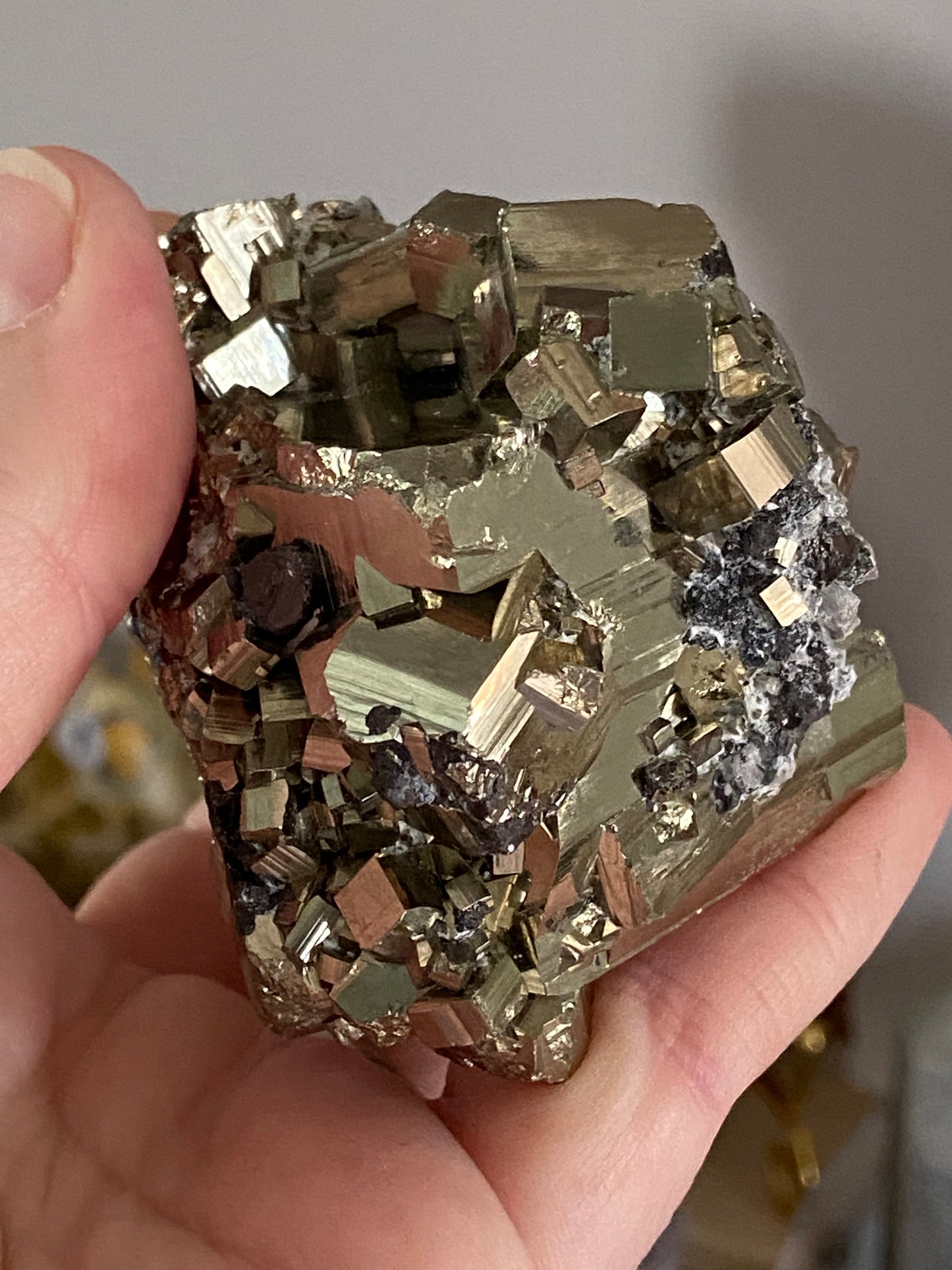 #1 Peruvian 🇵🇪 Pyrite & Sphalerite Medium Specimen From Peru 🇵🇪