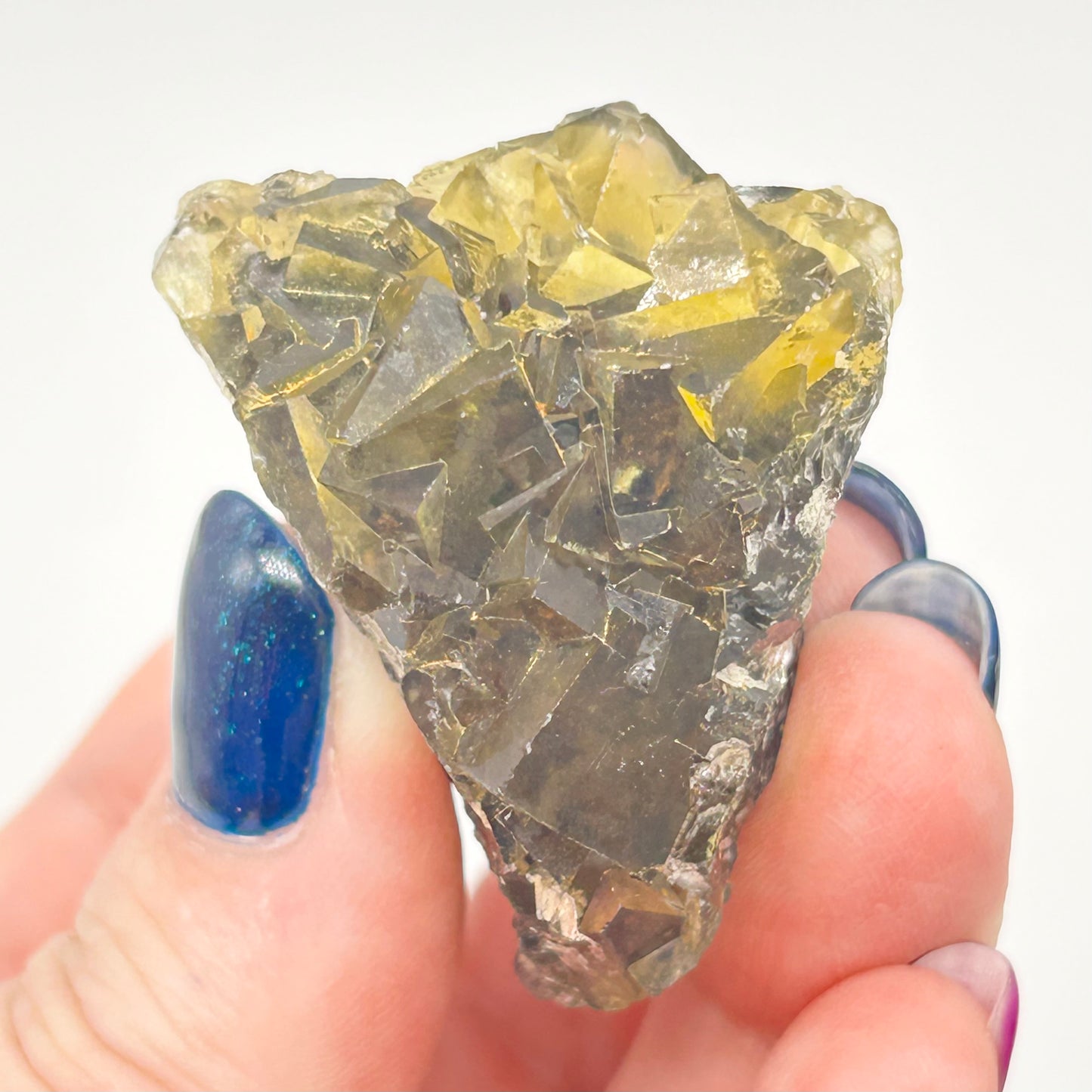 #2 Honey 🍯 Pocket Yellow Fluorite From Okorusu, Namibia 🇳🇦