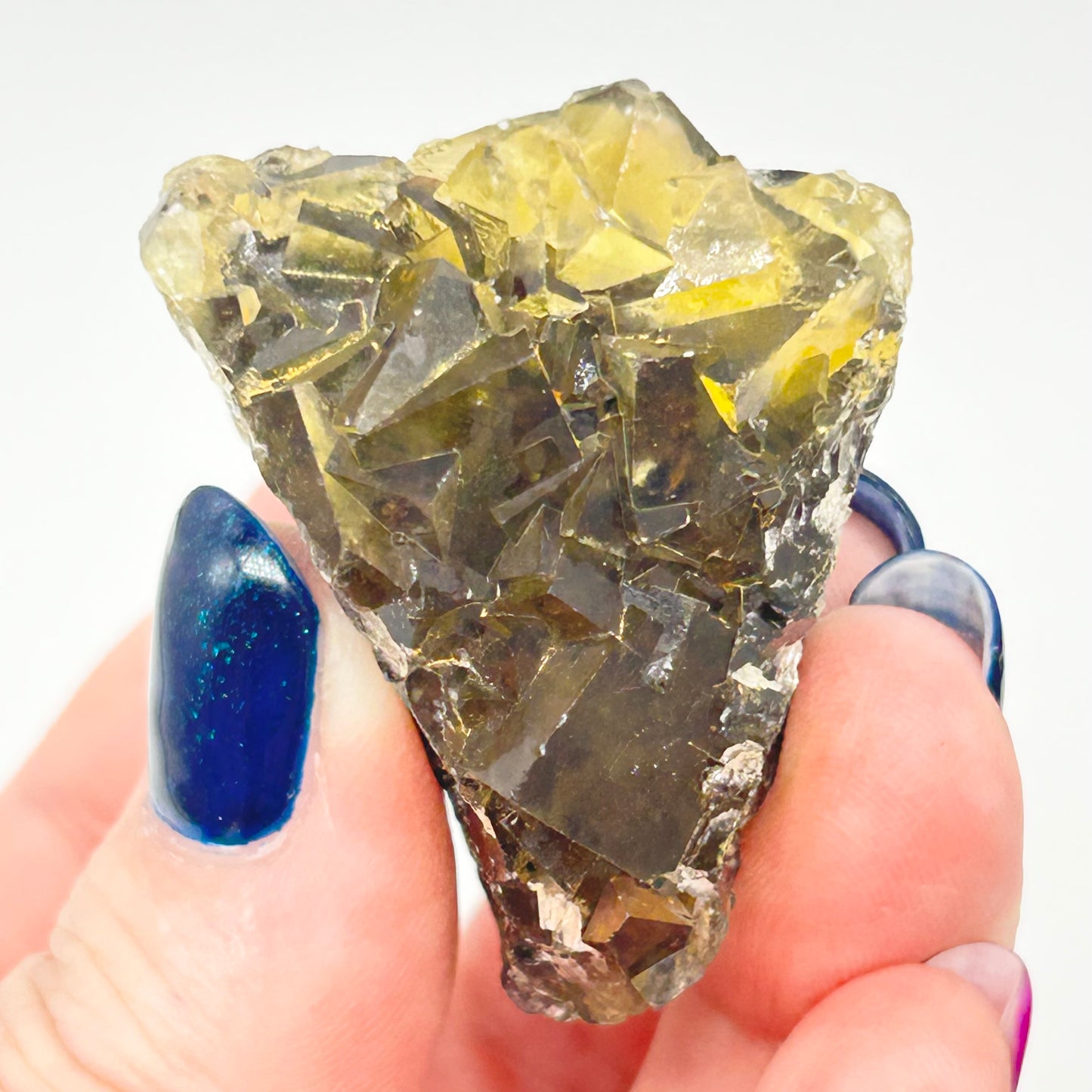 #2 Honey 🍯 Pocket Yellow Fluorite From Okorusu, Namibia 🇳🇦