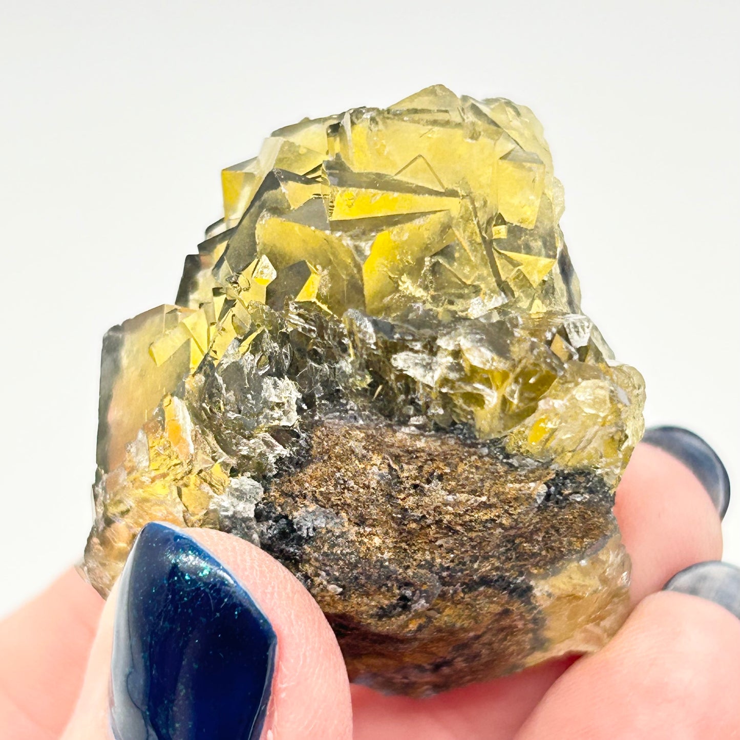 #2 Honey 🍯 Pocket Yellow Fluorite From Okorusu, Namibia 🇳🇦