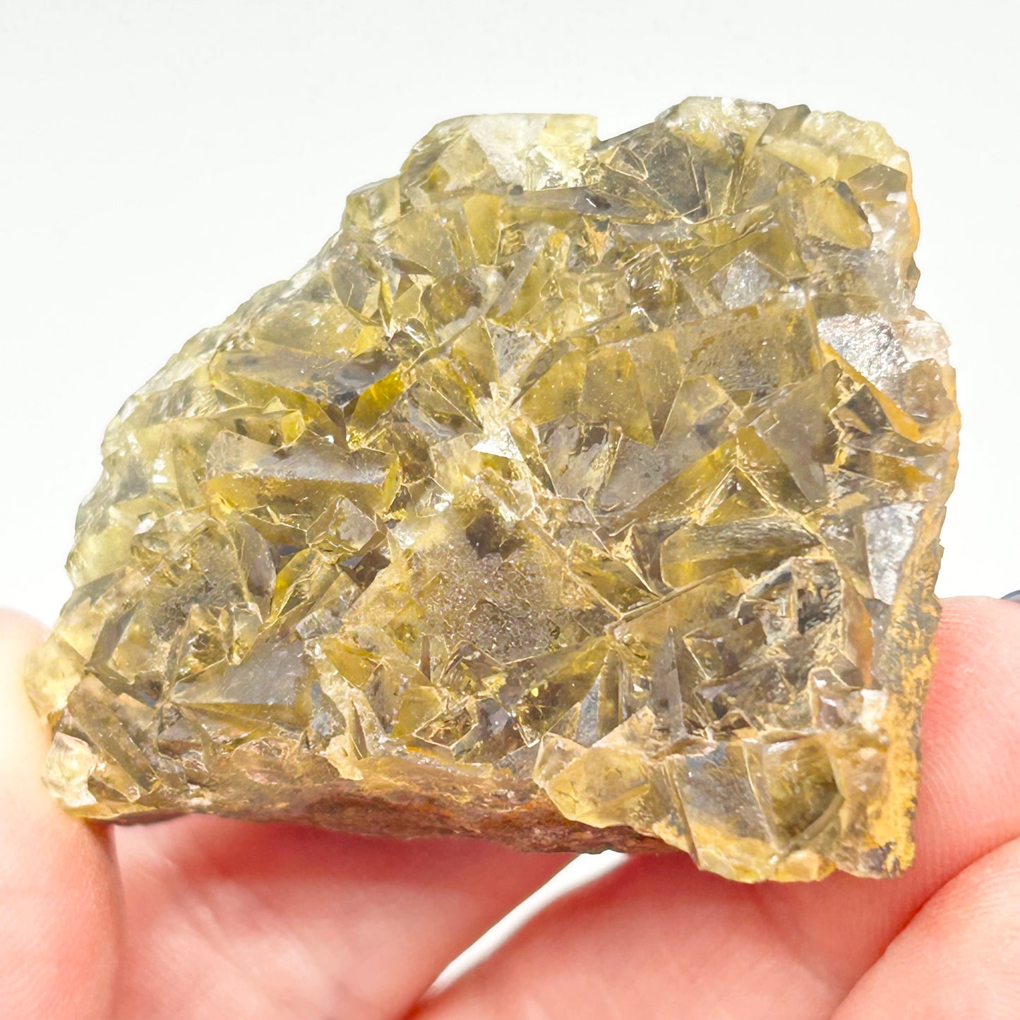 #7 Honey 🍯 Pocket Yellow Fluorite From Okorusu, Namibia 🇳🇦