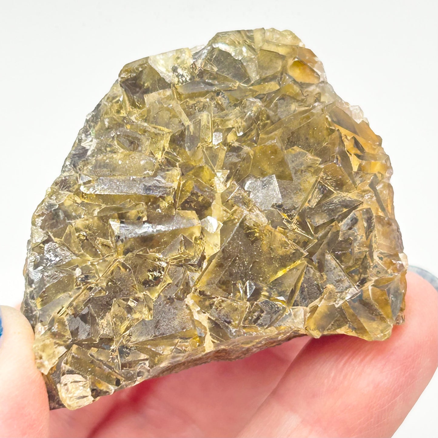 #7 Honey 🍯 Pocket Yellow Fluorite From Okorusu, Namibia 🇳🇦