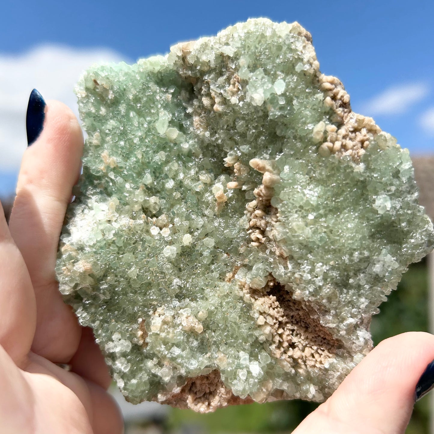 Green Star Aragonite Medium Specimen From Pakistan 🇵🇰