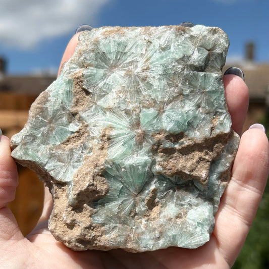 Green Star Aragonite Medium Specimen From Pakistan 🇵🇰