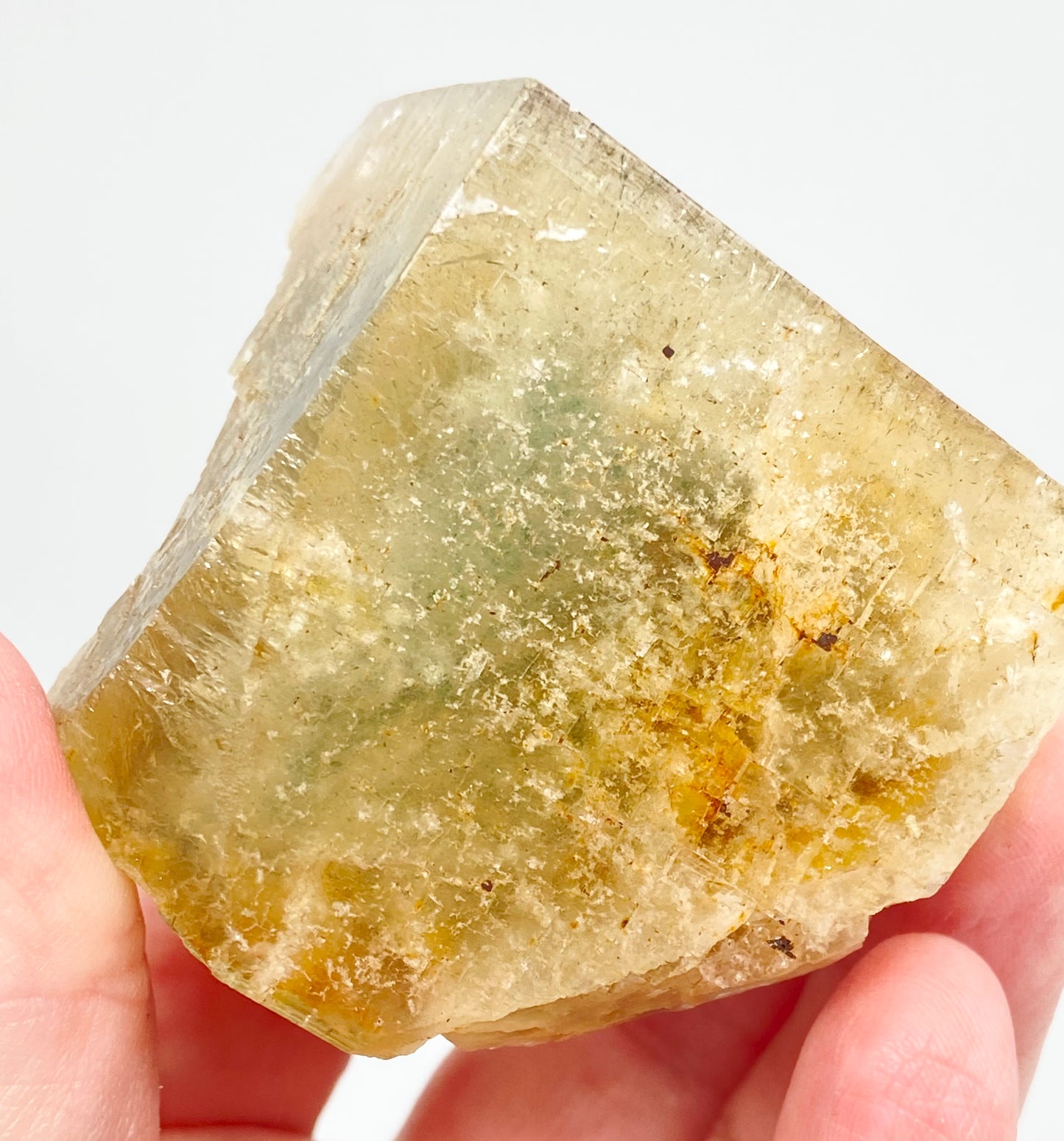 #4 Wet Groves Yellow Fluorite With Green Core, Micro Chalcopyrite & Galena Inclusions High Quality Large Specimen From Wet Groves Mine, Richmondshire, North Yorkshire, U.K. 🇬🇧