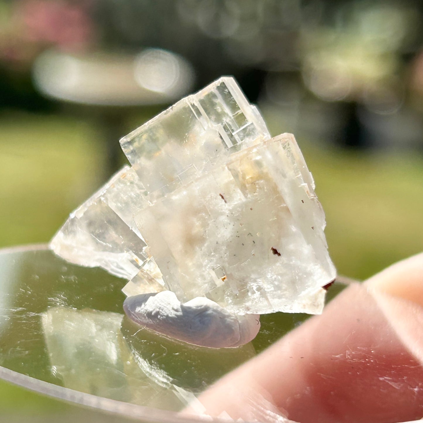 Rare Clear Fluorite Specimen From Fluorite Mine, Praclos, Tailhac, Brioude, Haute-Loire, Auvergne-Rhône-Alpes, France 🇫🇷