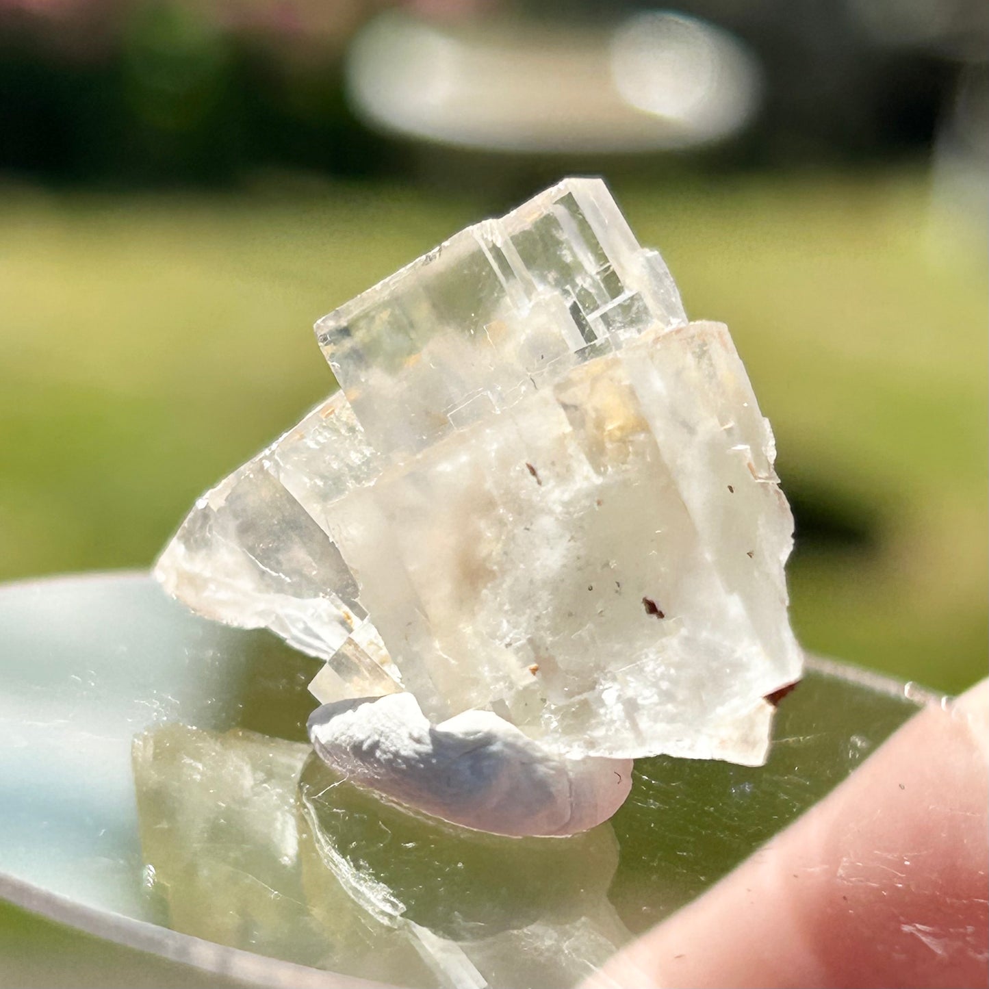 Rare Clear Fluorite Specimen From Fluorite Mine, Praclos, Tailhac, Brioude, Haute-Loire, Auvergne-Rhône-Alpes, France 🇫🇷