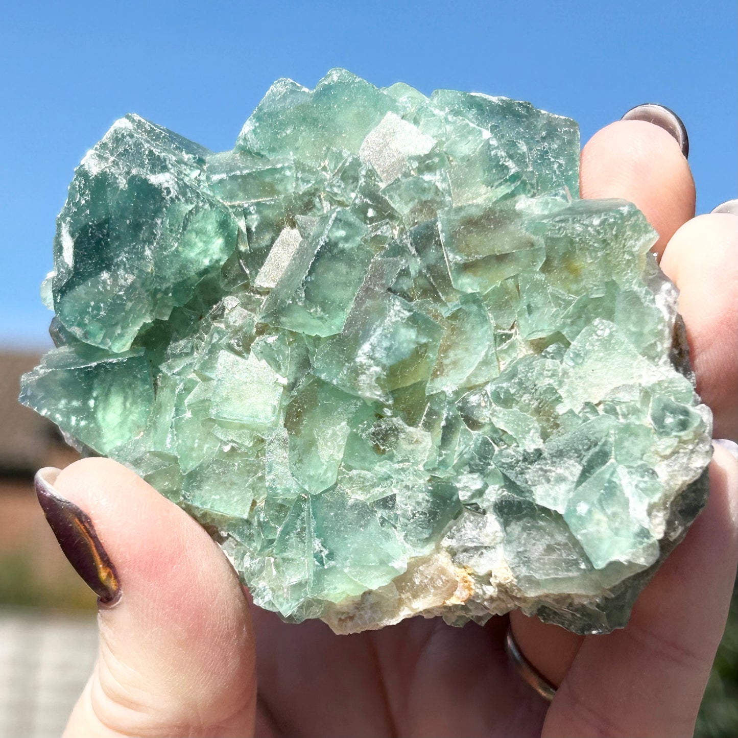 Green Fluorite From Mandrosonoro, Madagascar 🇲🇬