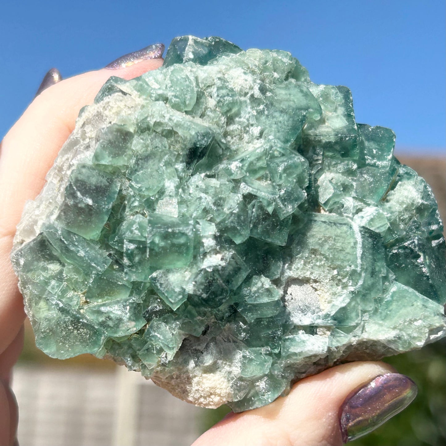 Green Fluorite From Mandrosonoro, Madagascar 🇲🇬