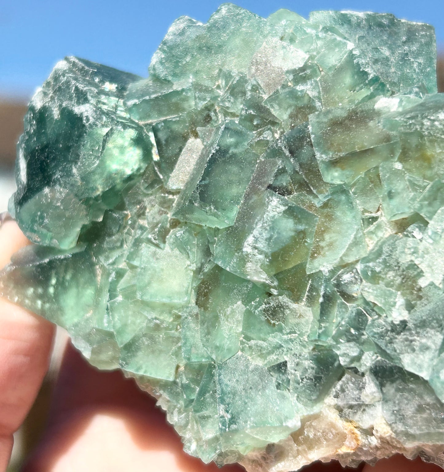 Green Fluorite From Mandrosonoro, Madagascar 🇲🇬