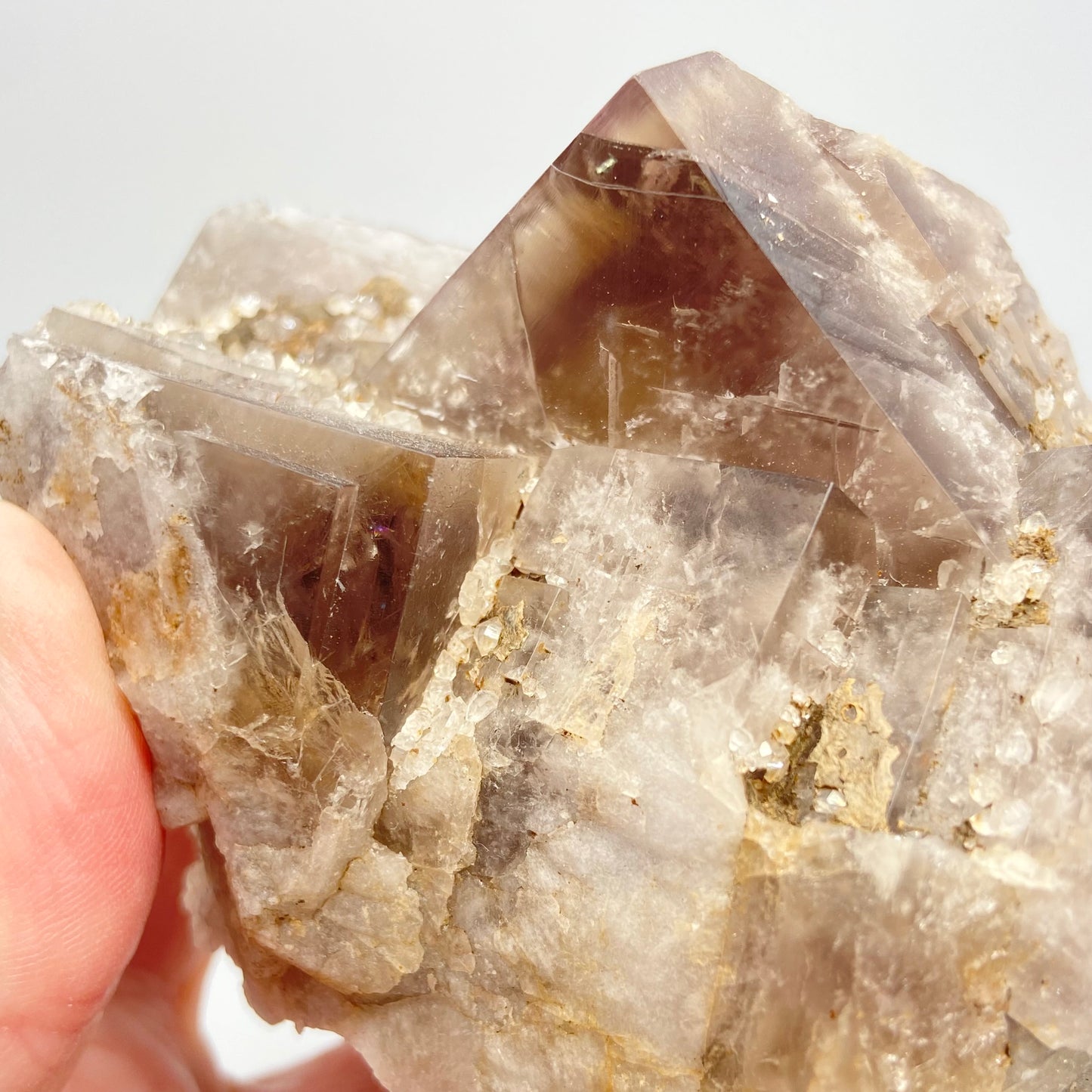 One Of A Kind XL Sherry Twins Fluorite Closed Mine From Sherry Twins Pocket, Lady Annabella Mine, Eastgate Quarry, Eastgate, Stanhope, County Durham, U.K.