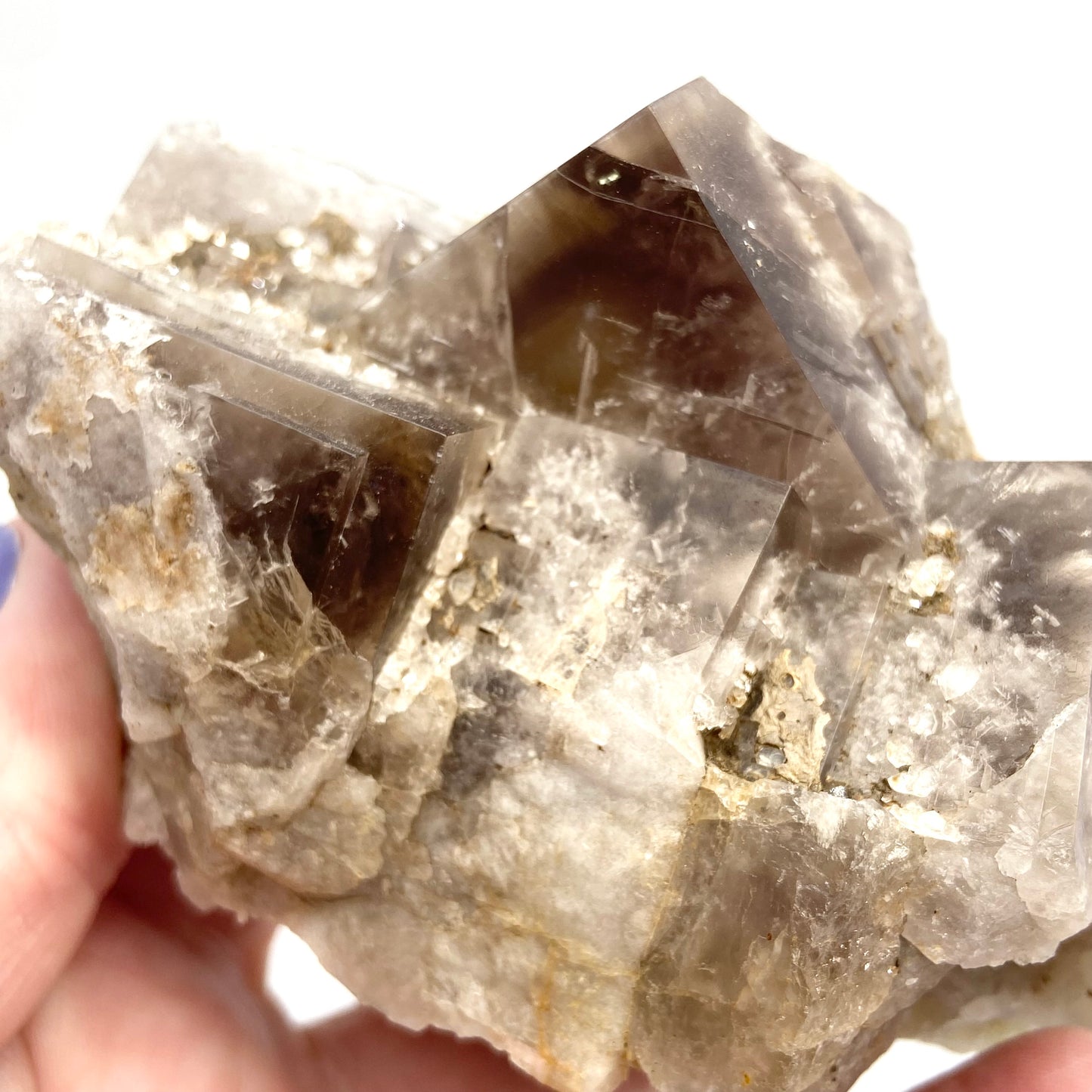 One Of A Kind XL Sherry Twins Fluorite Closed Mine From Sherry Twins Pocket, Lady Annabella Mine, Eastgate Quarry, Eastgate, Stanhope, County Durham, U.K.