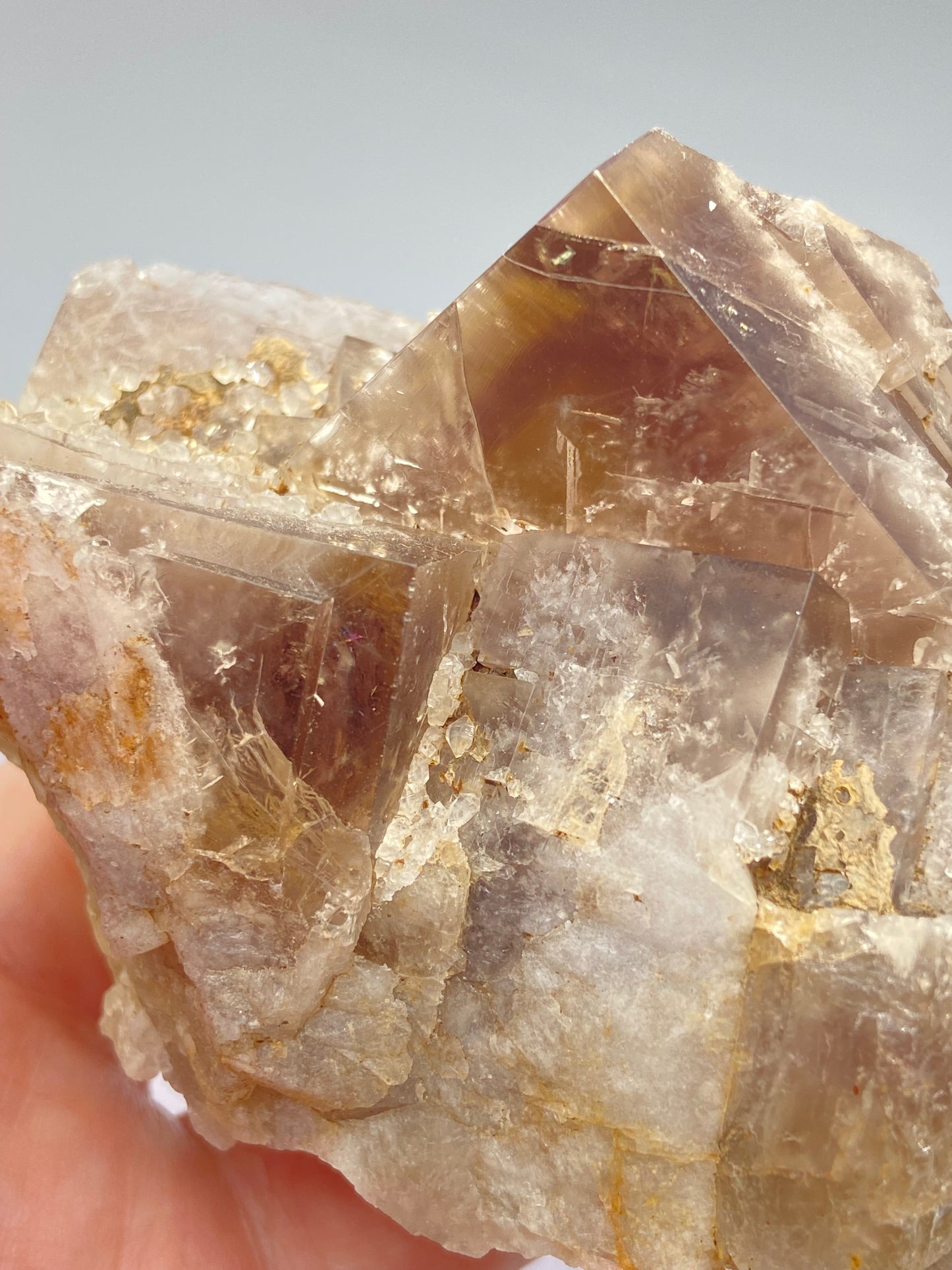 One Of A Kind XL Sherry Twins Fluorite Closed Mine From Sherry Twins Pocket, Lady Annabella Mine, Eastgate Quarry, Eastgate, Stanhope, County Durham, U.K.